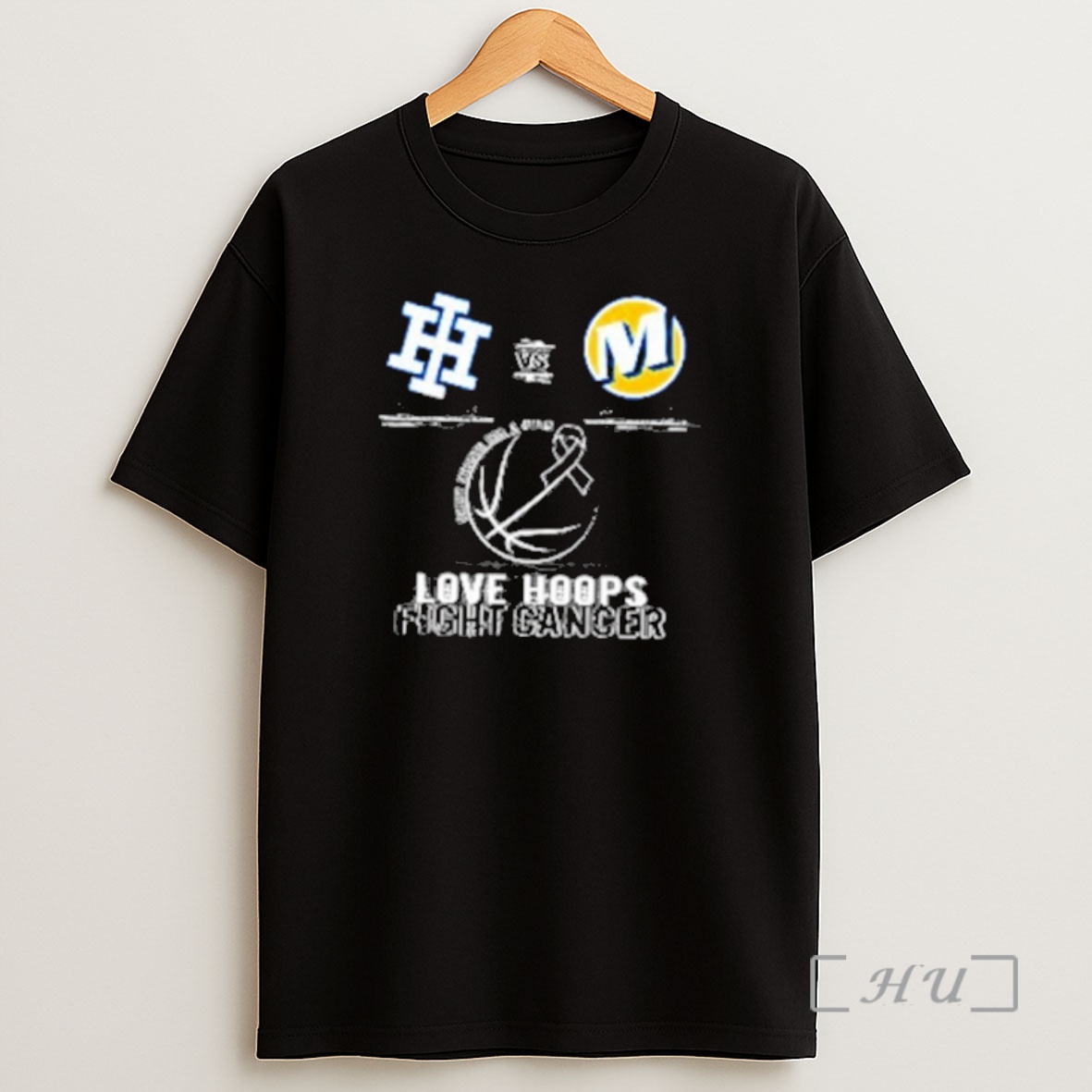 Officials Indian Hill Vs Mariemont Warriors 2026 Love Hoops Fight Cancer Shirt Sweatshirt Tee