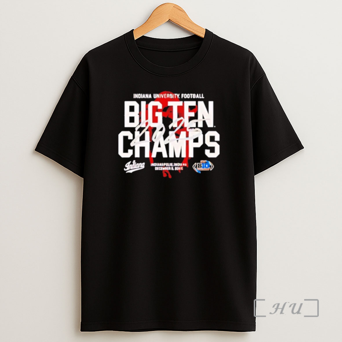 Officials Indiana 2025 Big Ten Champs Bison Graphic Shirt Sweatshirt Tee