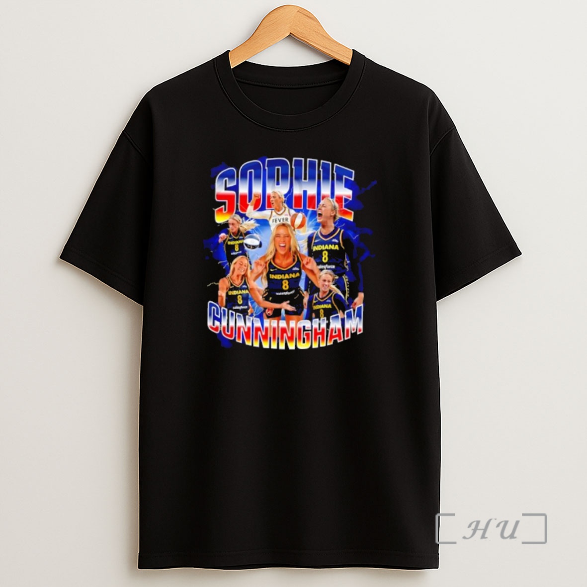 Officials Indiana Fever Sophie Cunningham Wnba Graphic Shirt Sweatshirt Tee