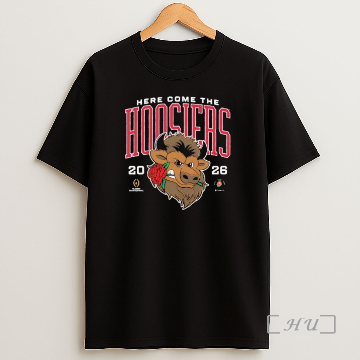 Officials Indiana Here Come The Hoosiers 2026 Rose Bowl Game Shirt Sweatshirt Tee