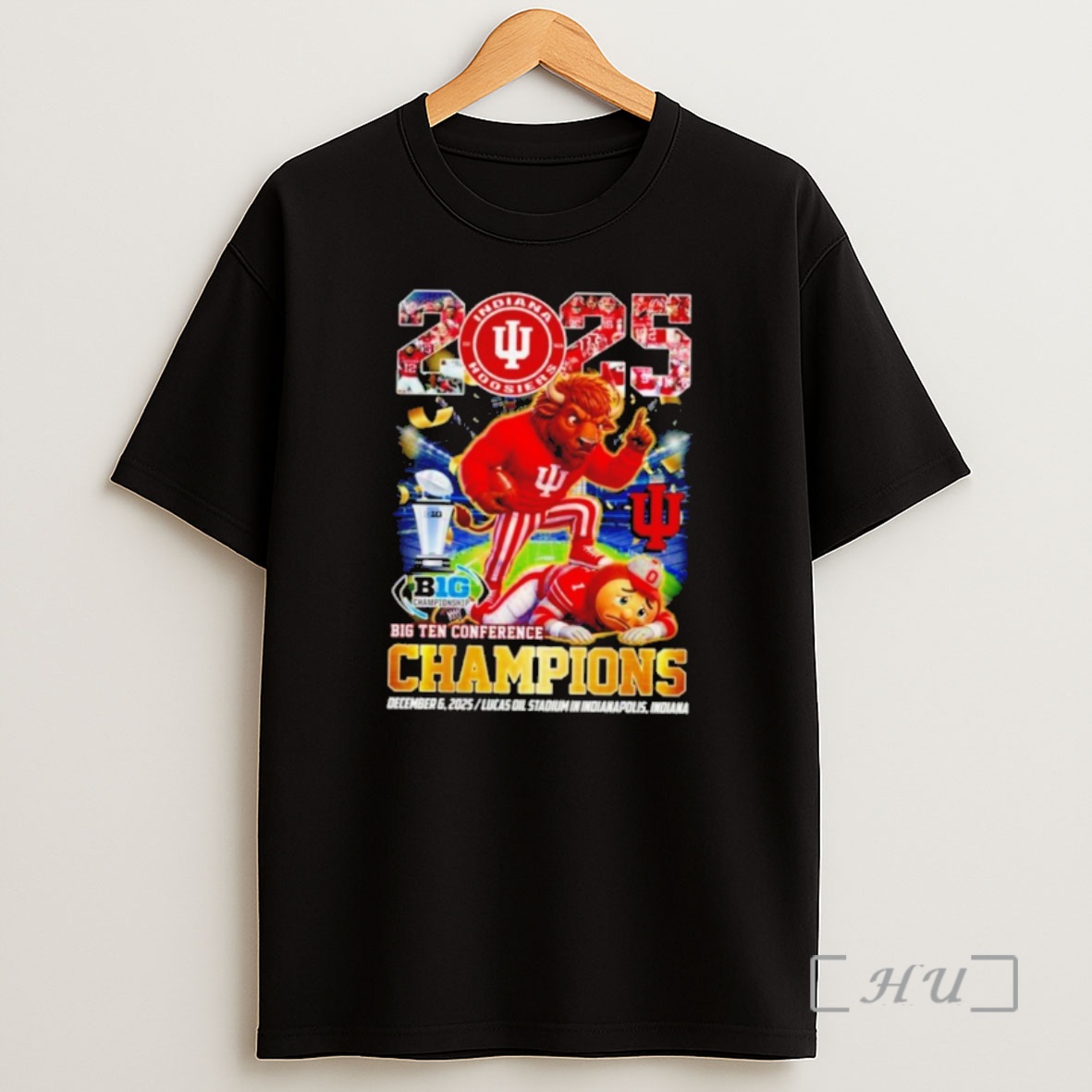Officials Indiana Hoosiers 2025 2026 Big Ten Champions Go Hoosiers Shirt Sweatshirt Tee