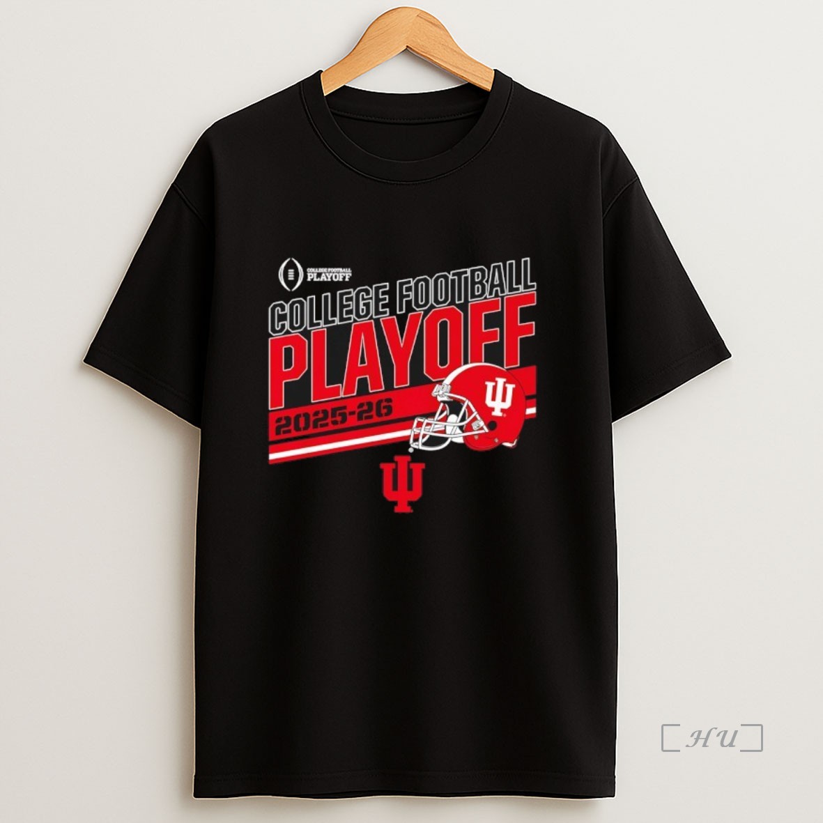 Officials Indiana Hoosiers 2025 2026 College Football Playoff Stripe Helmet Premium Shirt Sweatshirt Tee