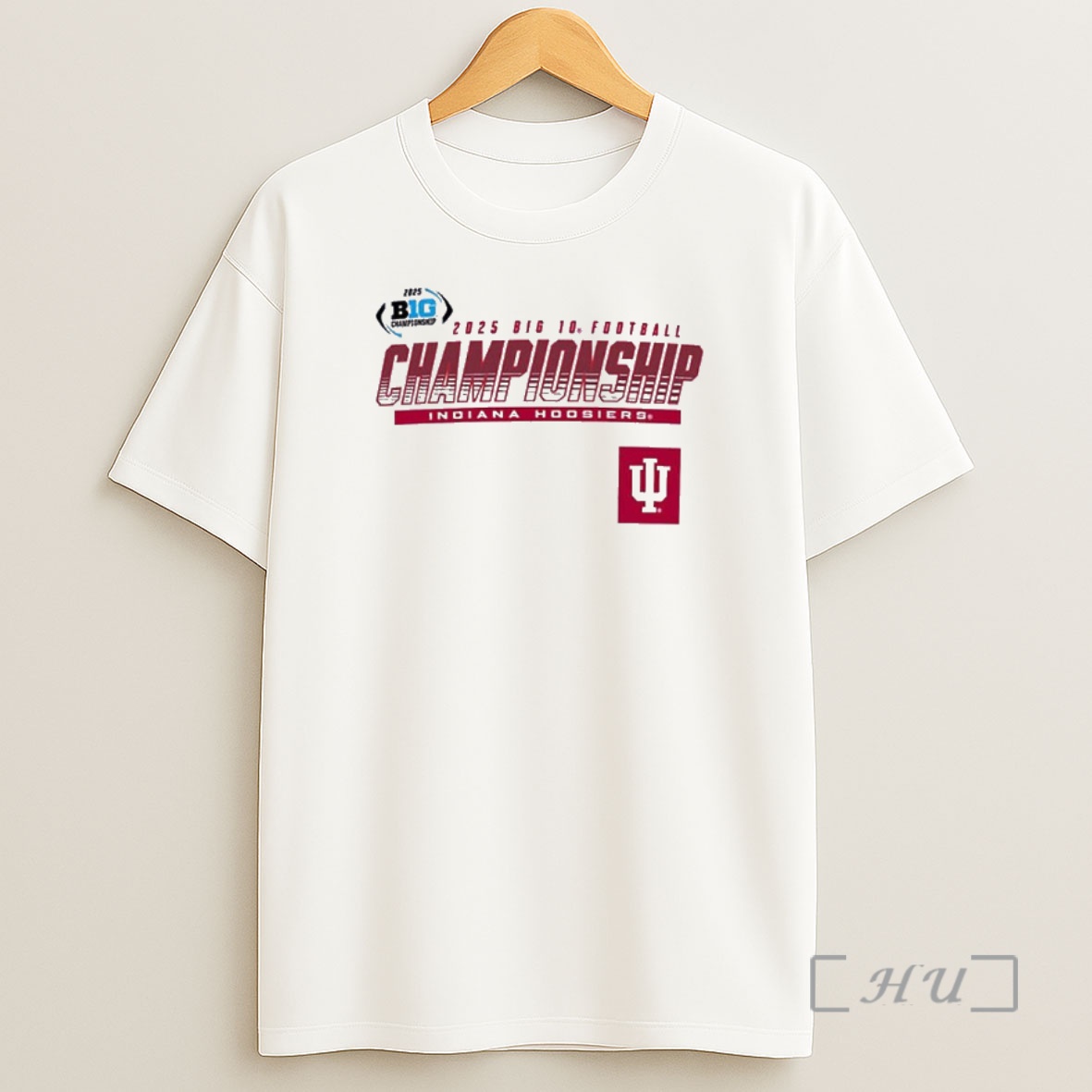 Officials Indiana Hoosiers 2025 Big 10 Football Championship Bound Premium Shirt Sweatshirt Tee