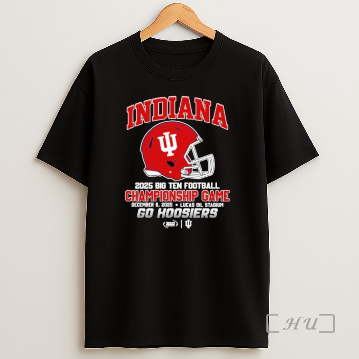 Officials Indiana Hoosiers 2025 Big 10 Football Championship Game Go Hoosiers Premium Shirt Sweatshirt Tee