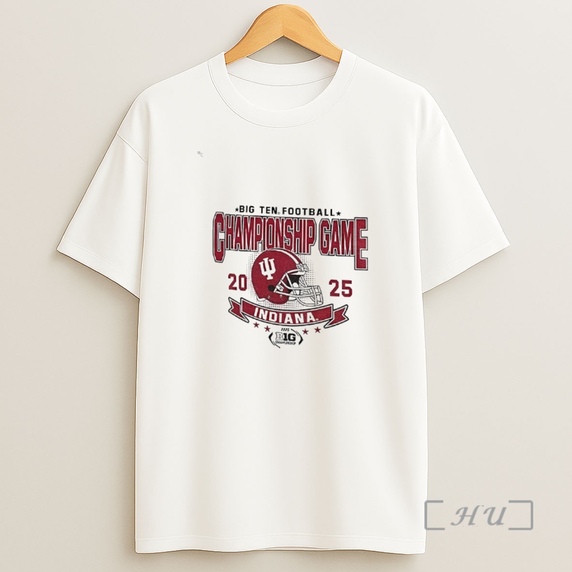 Officials Indiana Hoosiers 2025 Big 10 Football Championship Game Logo Premium Shirt Sweatshirt Tee
