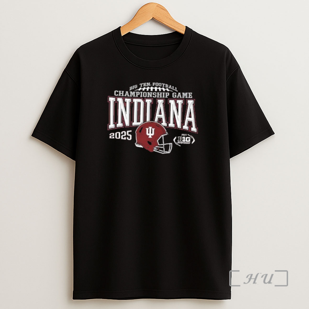 Officials Indiana Hoosiers 2025 Big Ten Championship Game Go Hoosiers 2 Sided Premium Shirt Sweatshirt Tee