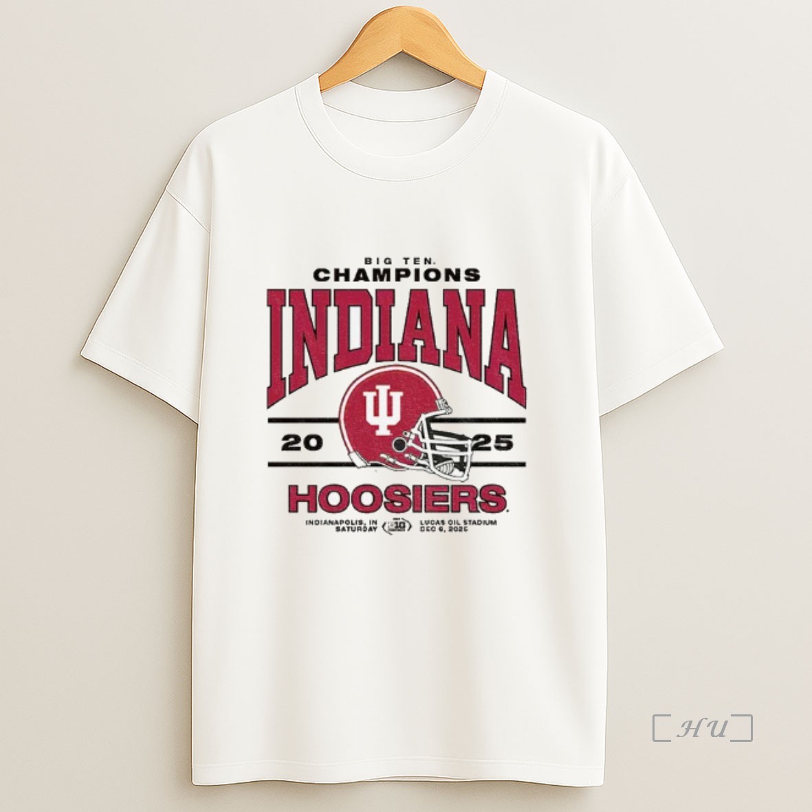 Officials Indiana Hoosiers 2025 Big Ten Football Champions Premium Shirt Sweatshirt Tee 1