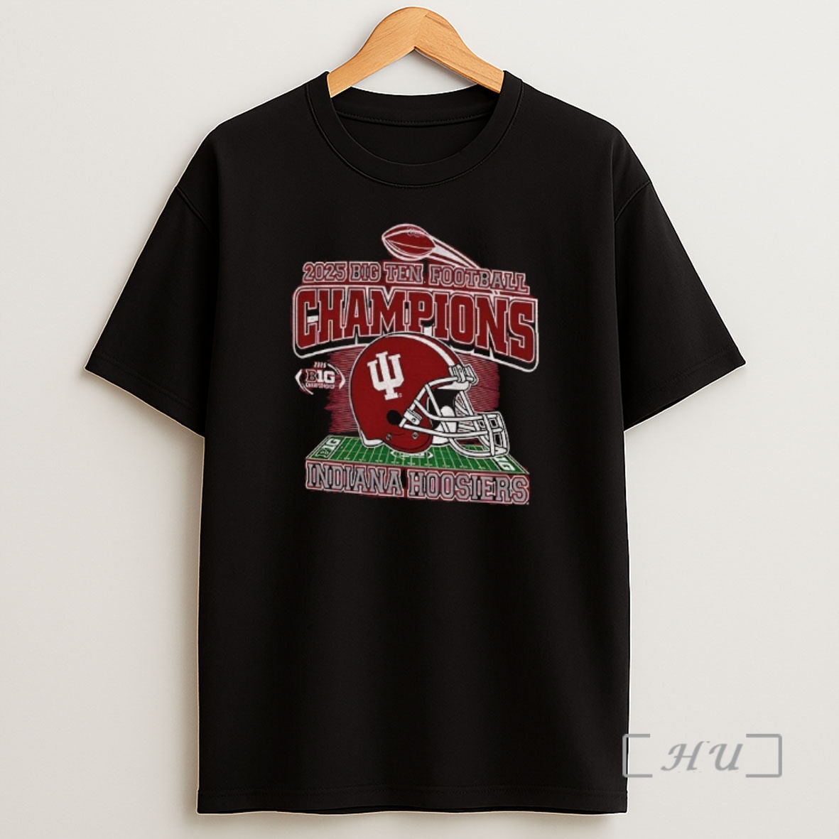 Officials Indiana Hoosiers 2025 Big Ten Football Champions Logo Premium Shirt Sweatshirt Tee