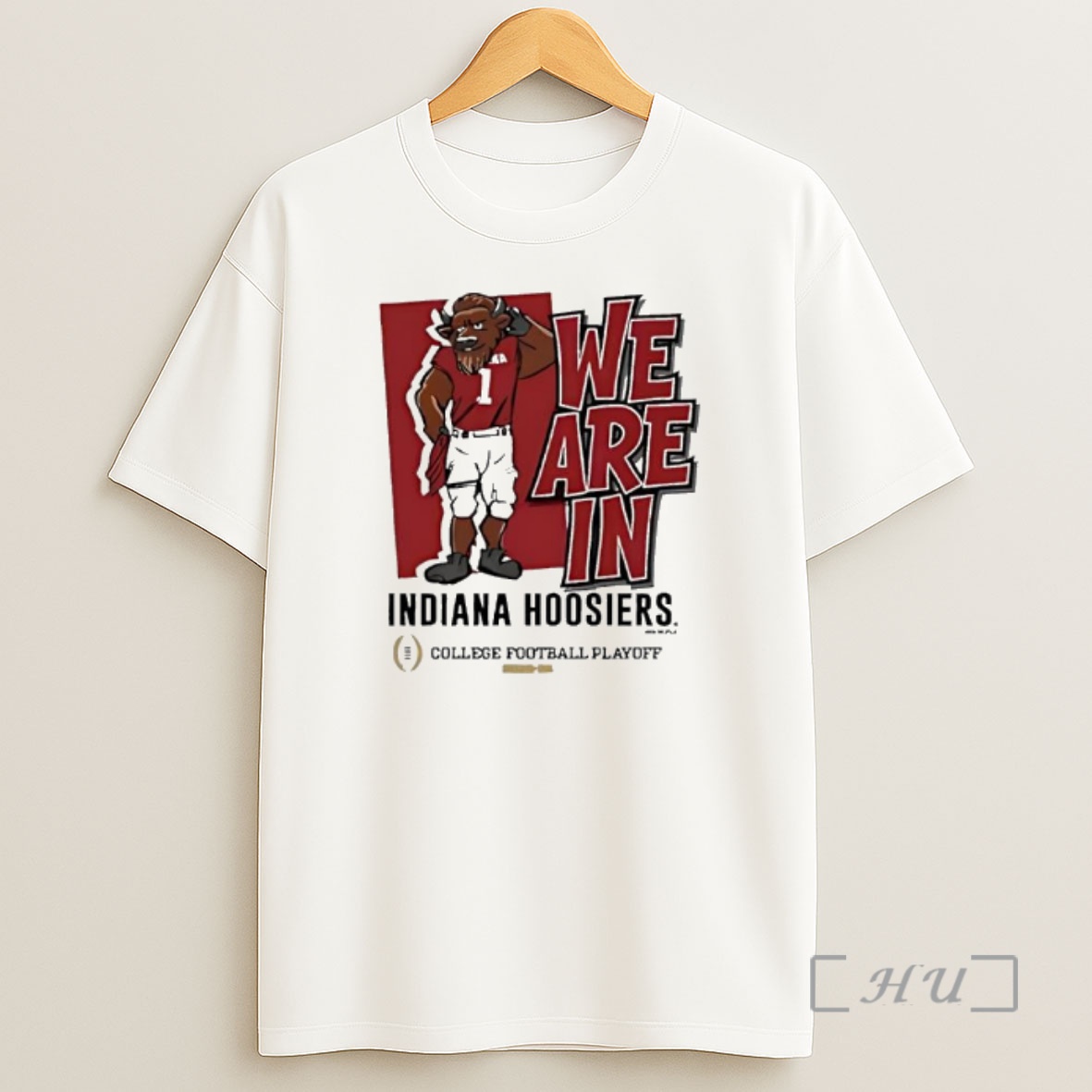 Officials Indiana Hoosiers 2025 Cfp Bound Mascot Shirt Sweatshirt Tee