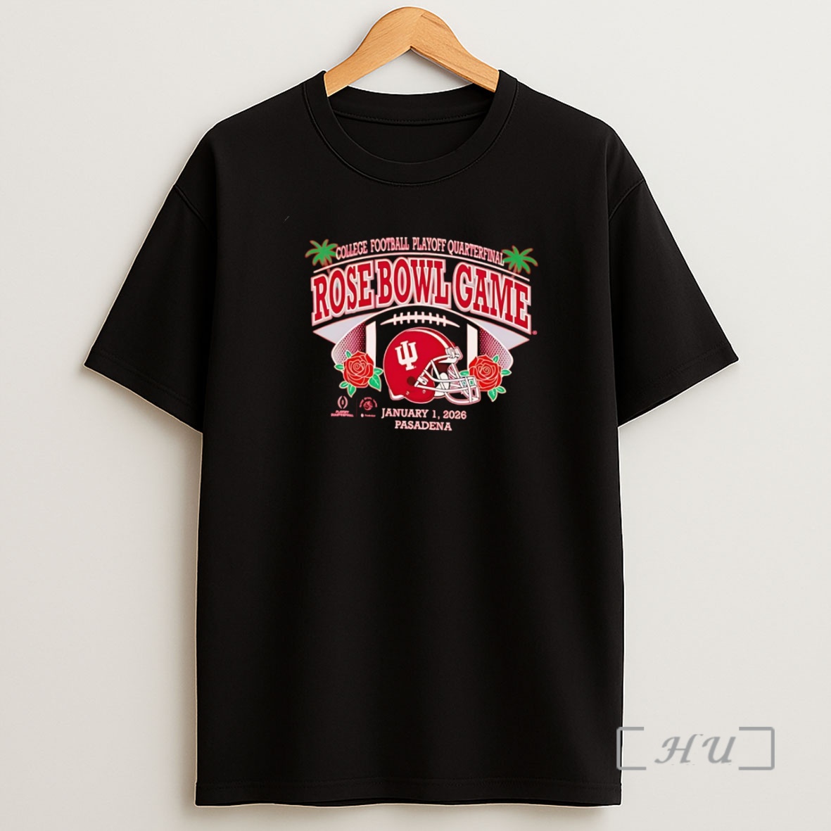 Officials Indiana Hoosiers 2025 Cfp Quarterfinal Rose Bowl Game Shirt Sweatshirt Tee