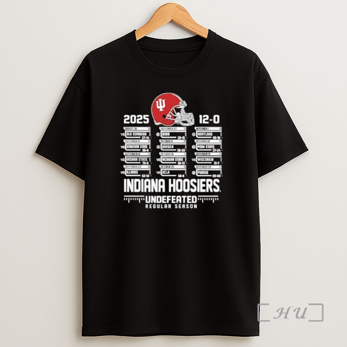 Officials Indiana Hoosiers 2025 Undefeated Regular Season 12 0 Premium Shirt Sweatshirt Tee