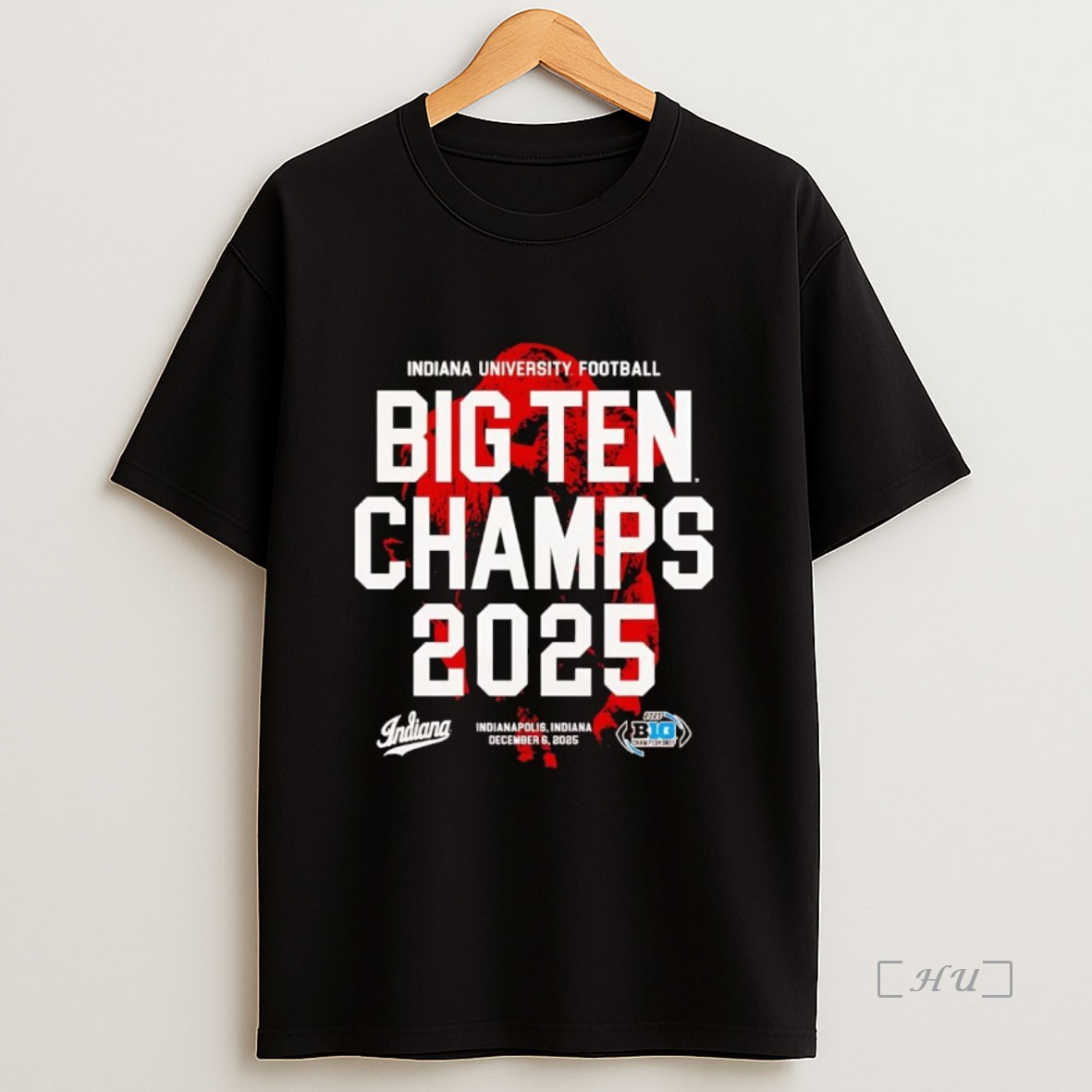 Officials Indiana Hoosiers 2025 Big Ten Champs Premium Shirt Sweatshirt Tee