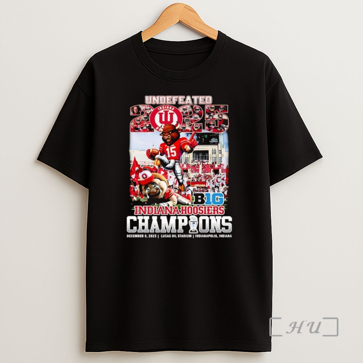 Officials Indiana Hoosiers 2025 Undefeated Big Ten Champions Premium Shirt Sweatshirt Tee