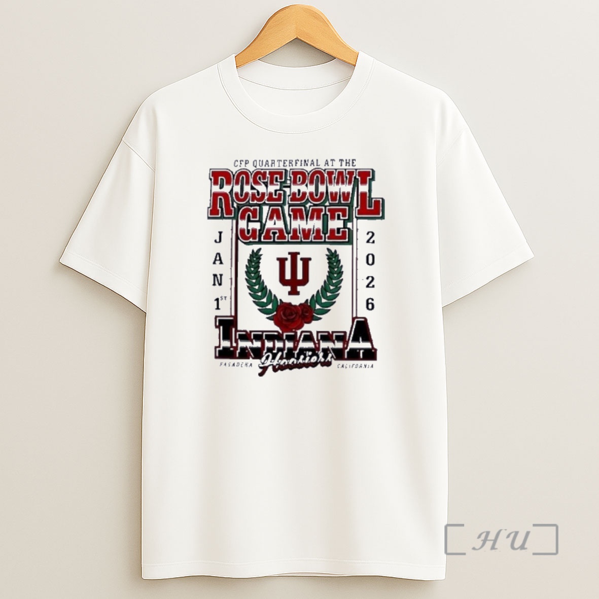 Officials Indiana Hoosiers 2026 Cfp Quarterfinal At The Rose Bowl Game Pasadena Ca Shirt Sweatshirt Tee