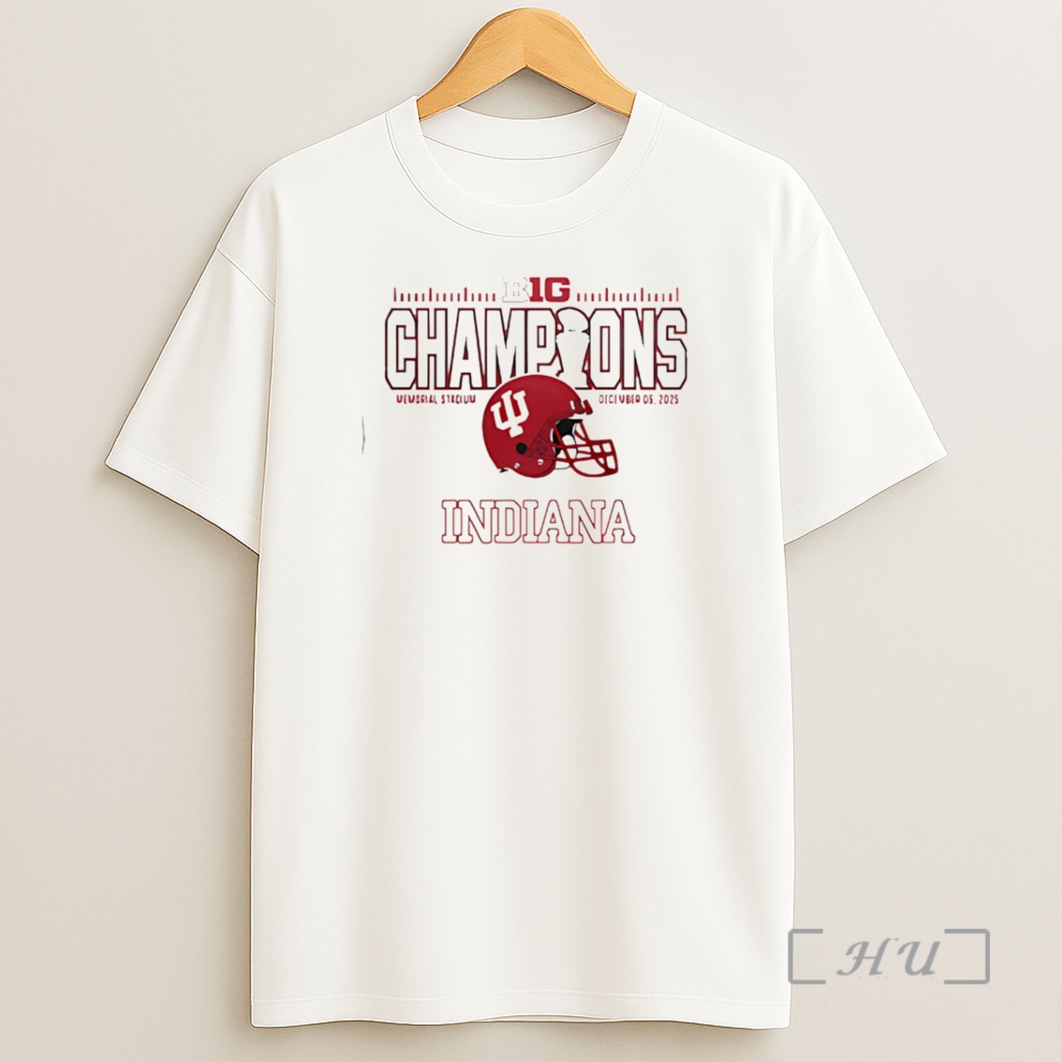 Officials Indiana Hoosiers Big 10 Champions Trophy Premium Shirt Sweatshirt Tee
