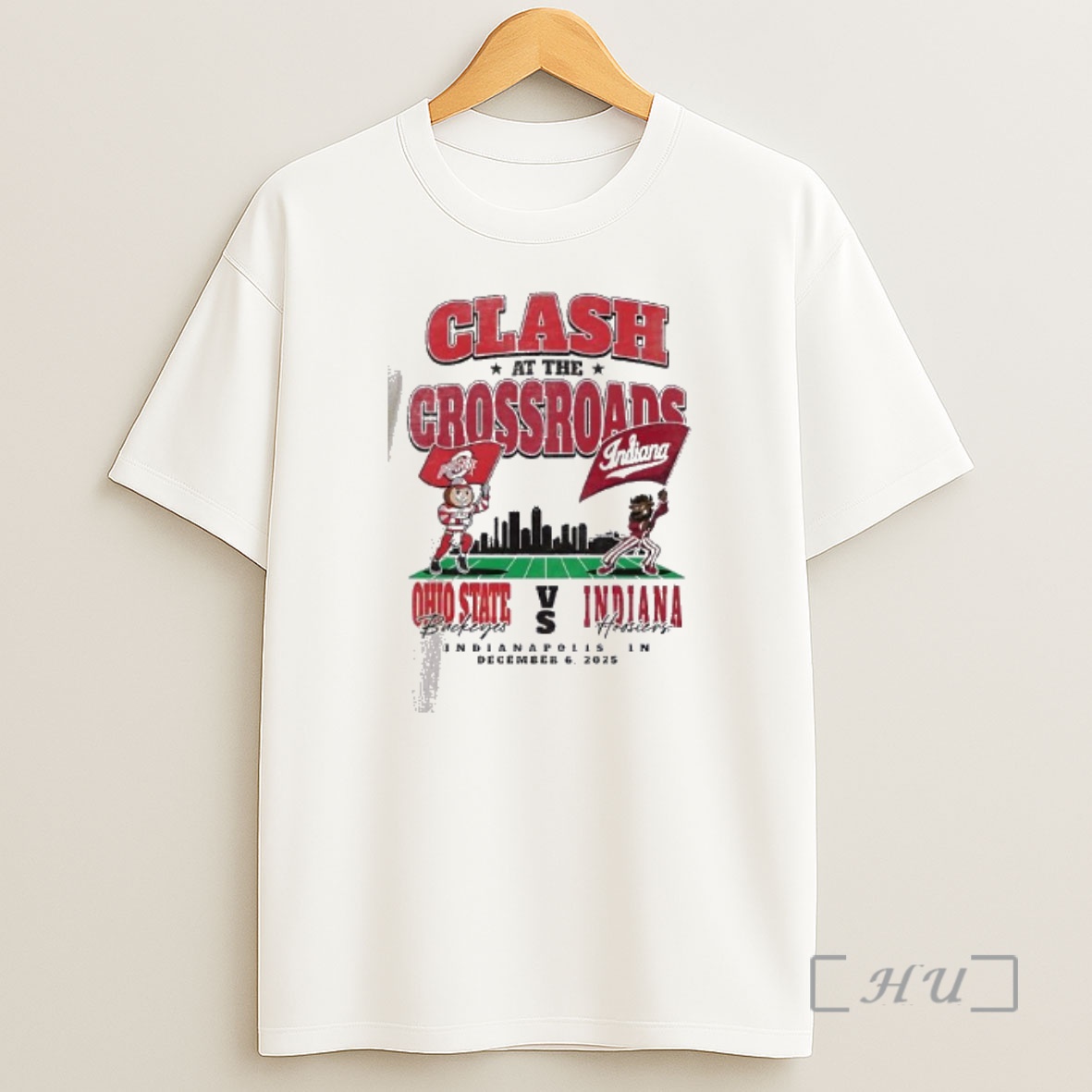 Officials Indiana Hoosiers Big 10 Championship Mascot Showdown Vintage Premium Shirt Sweatshirt Tee