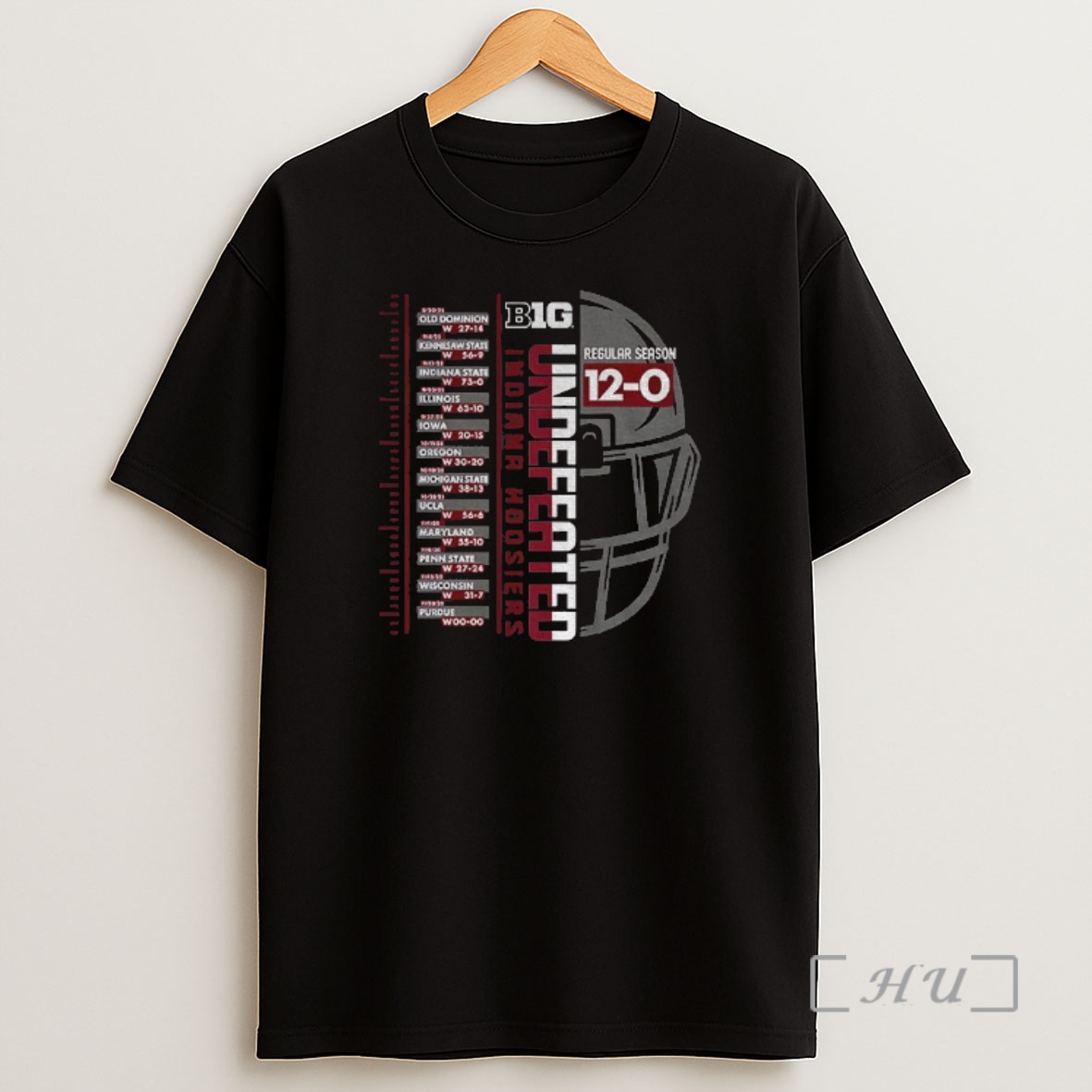 Officials Indiana Hoosiers Big Ten Football Championship 2025 Undefeated Regular Season Premium Shirt Sweatshirt Tee