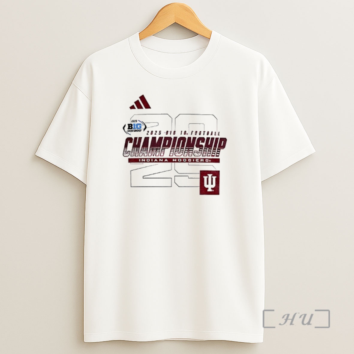 Officials Indiana Hoosiers Big Ten Football Championship Bound 2025 Logo Premium Shirt Sweatshirt Tee