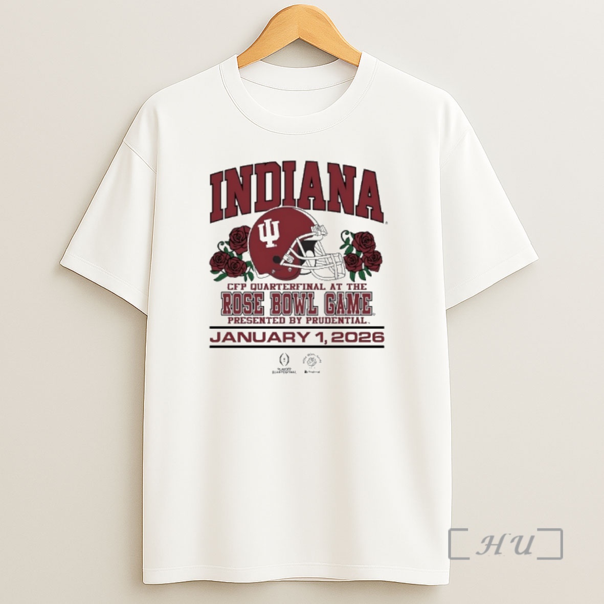 Officials Indiana Hoosiers Cfp Quarterfinal At The Rose Bowl Game 2026 Helmet Shirt Sweatshirt Tee