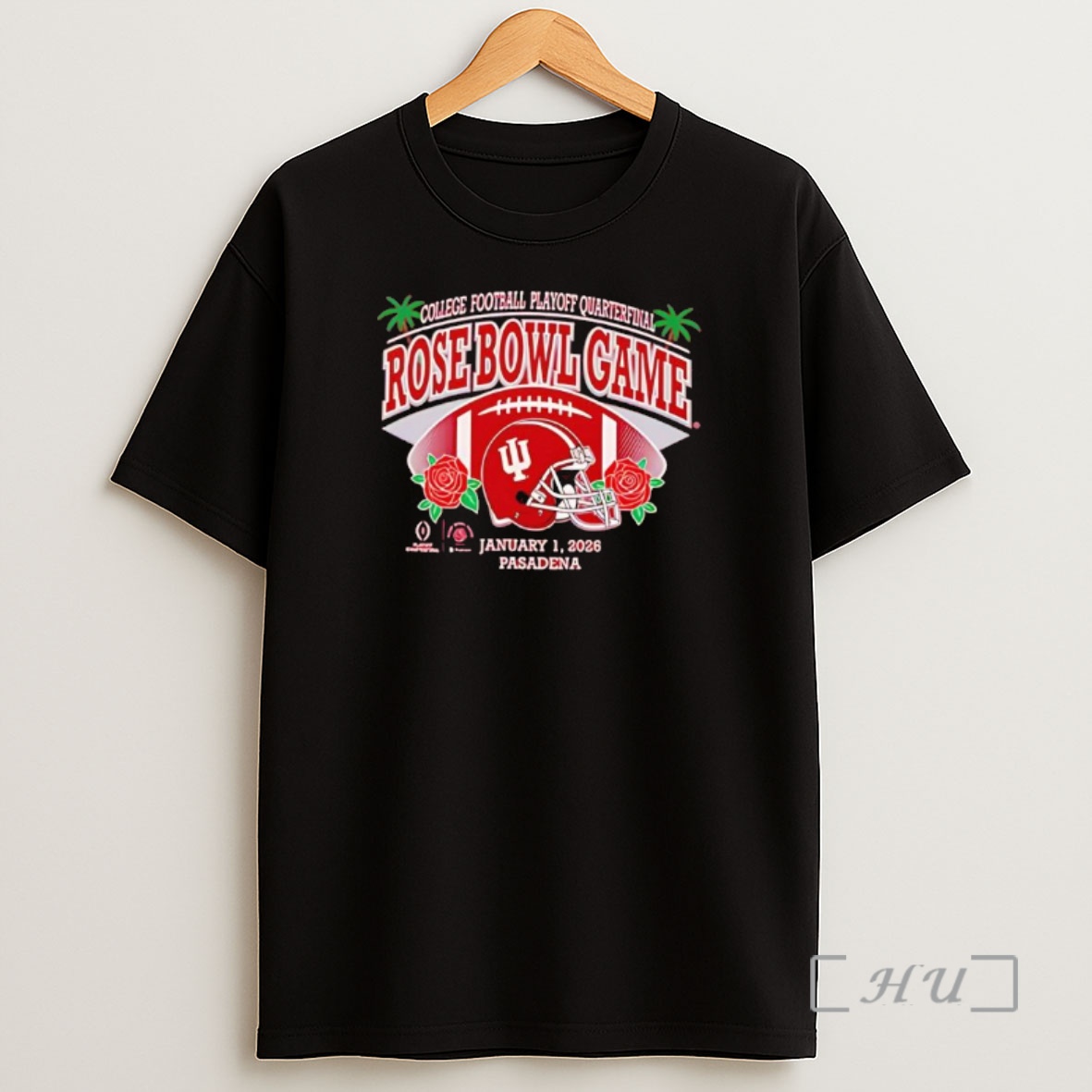 Officials Indiana Hoosiers Crimson 2026 Rose Bowl Game Champs Shirt Sweatshirt Tee