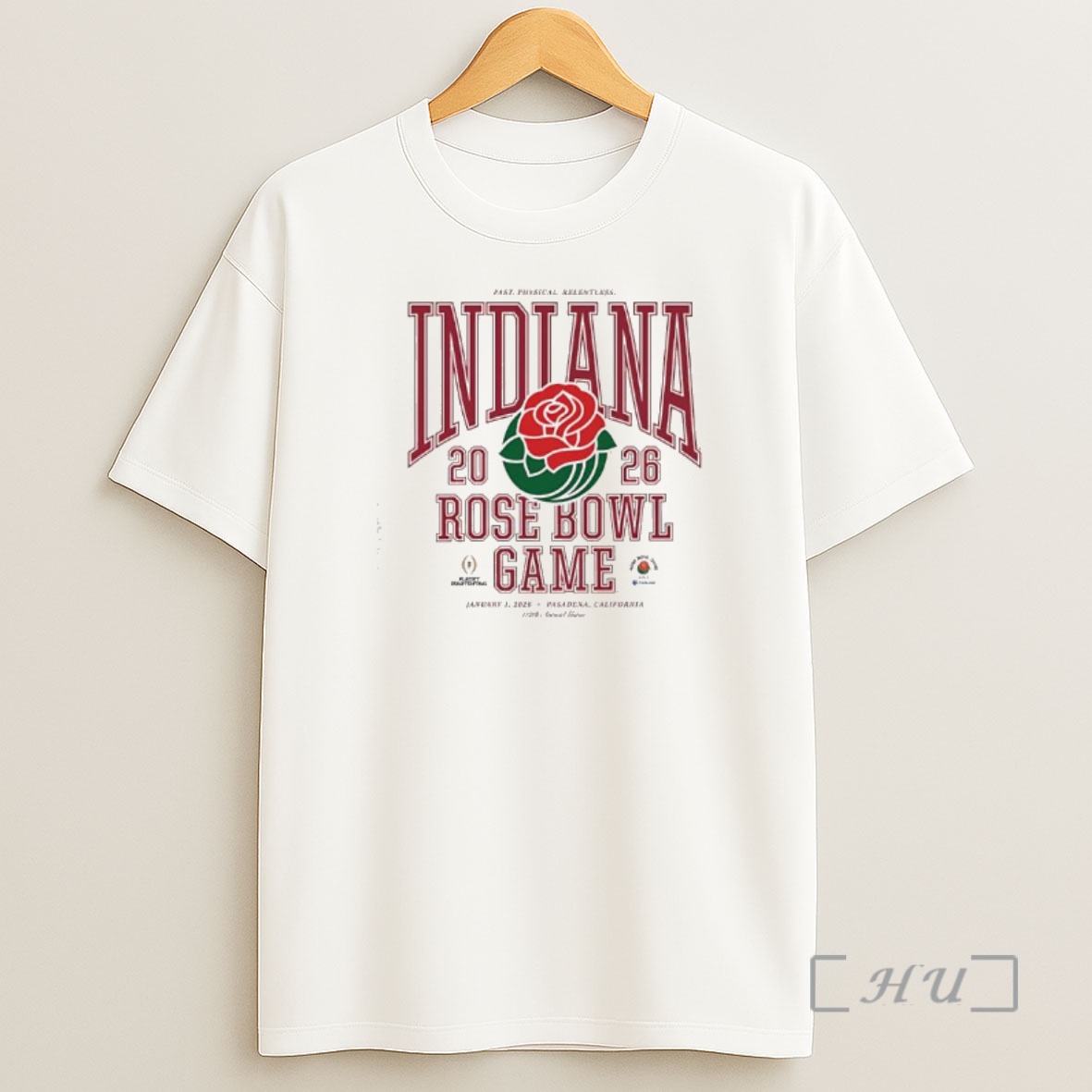 Officials Indiana Hoosiers Fast Physical Relentless 2026 Rose Bowl Game Shirt Sweatshirt Tee