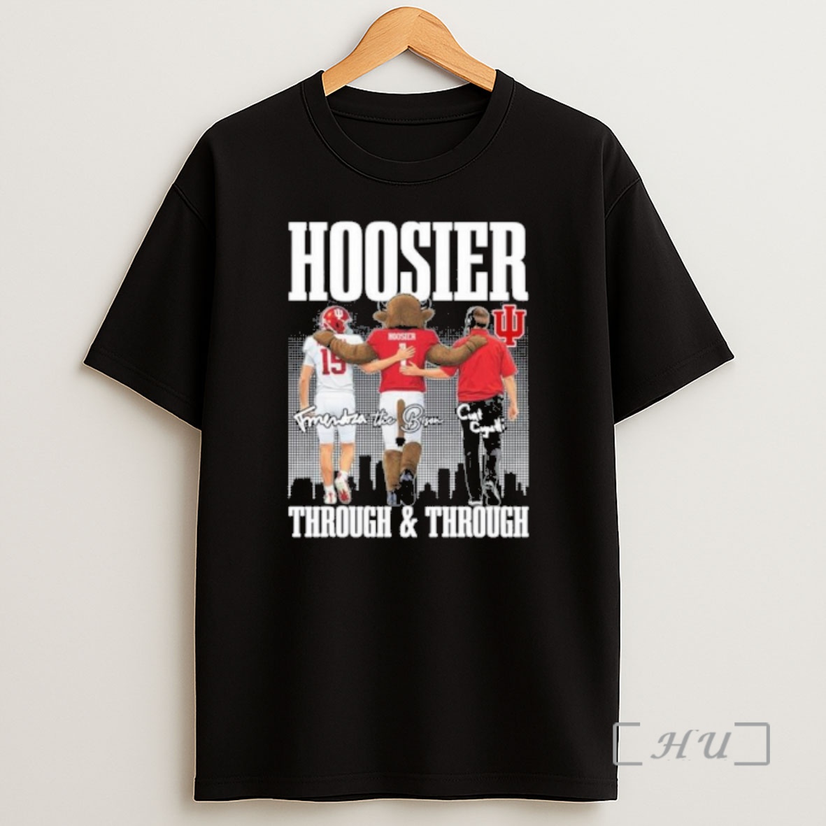 Officials Indiana Hoosiers Fernando Mendoza Curt Cignetti The Bison Through And Through Shirt Sweatshirt Tee