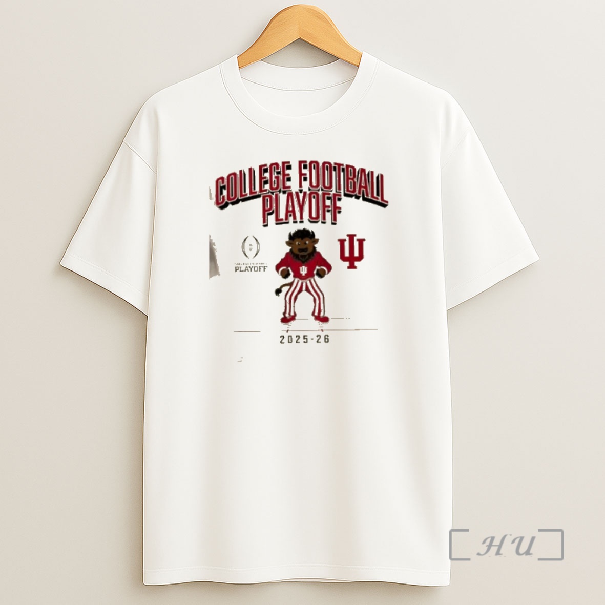 Officials Indiana Hoosiers Football 2025 26 Cfb Playoff Mascot Shirt Sweatshirt Tee
