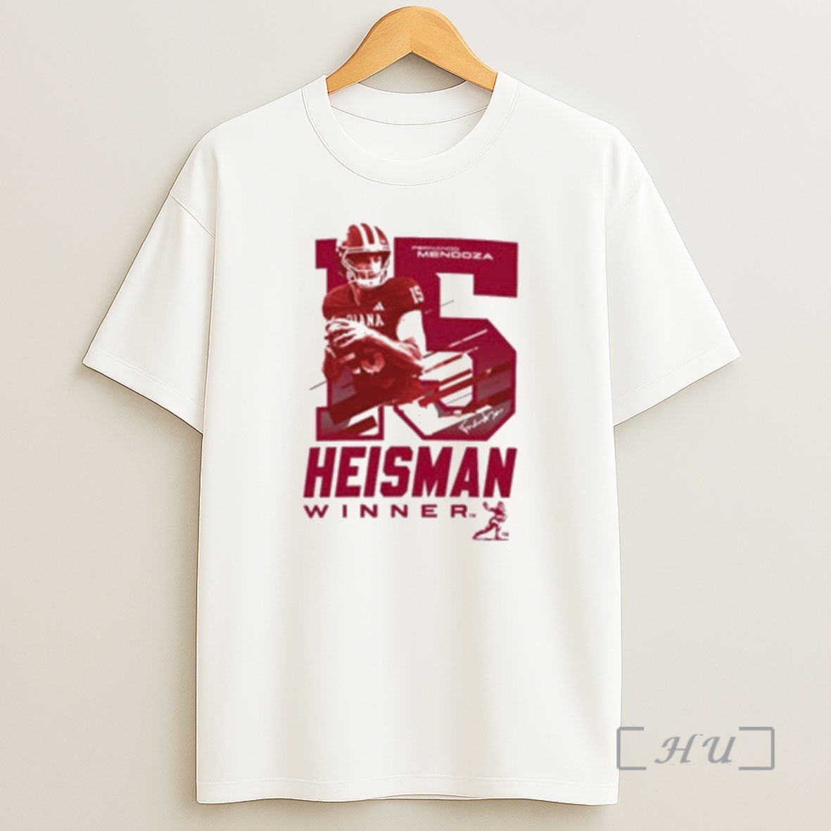 Officials Indiana Hoosiers Football Heisman Winner Fernando Mendoza 15 Shirt Sweatshirt Tee