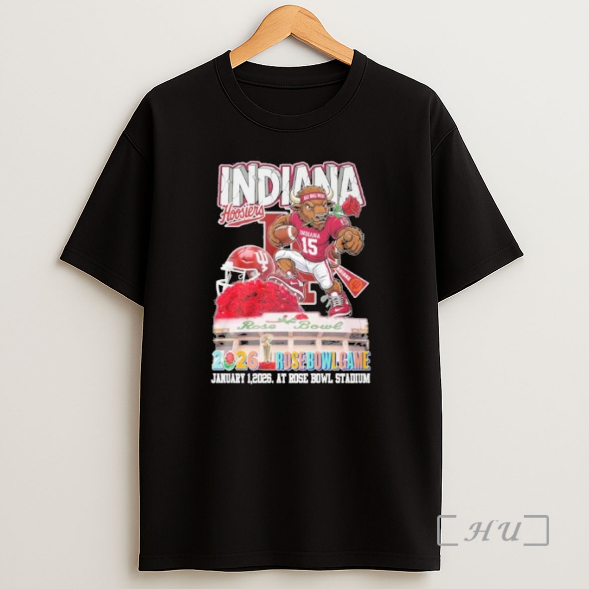 Officials Indiana Hoosiers Mascot 2026 Rose Bowl Game Stadium Shirt Sweatshirt Tee