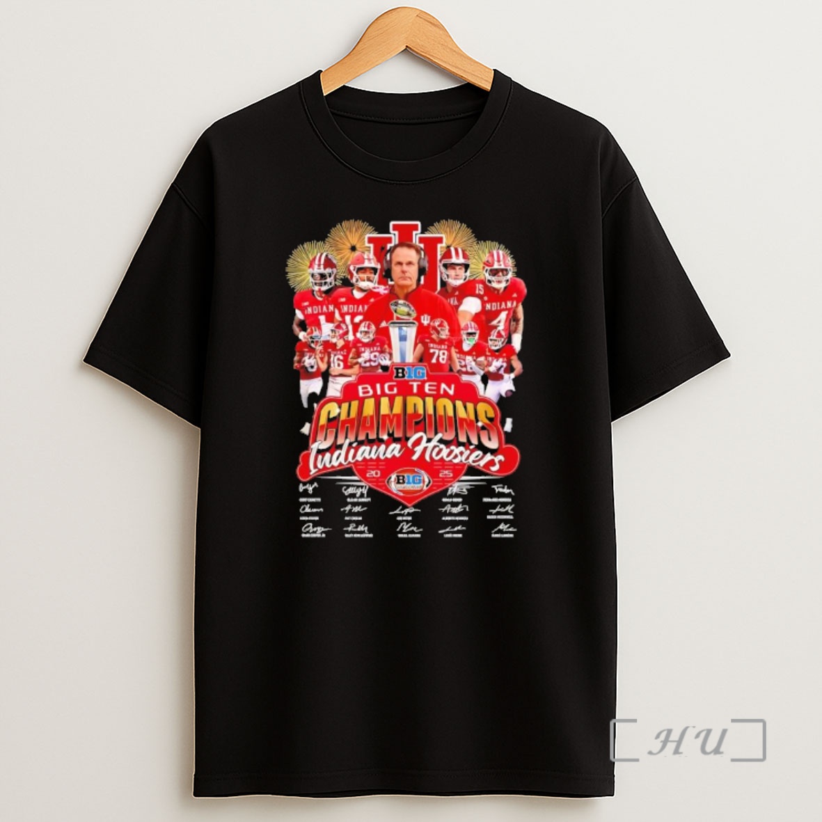 Officials Indiana Hoosiers Ncaa Big Ten 2025 Player Name And Signature Shirt Sweatshirt Tee