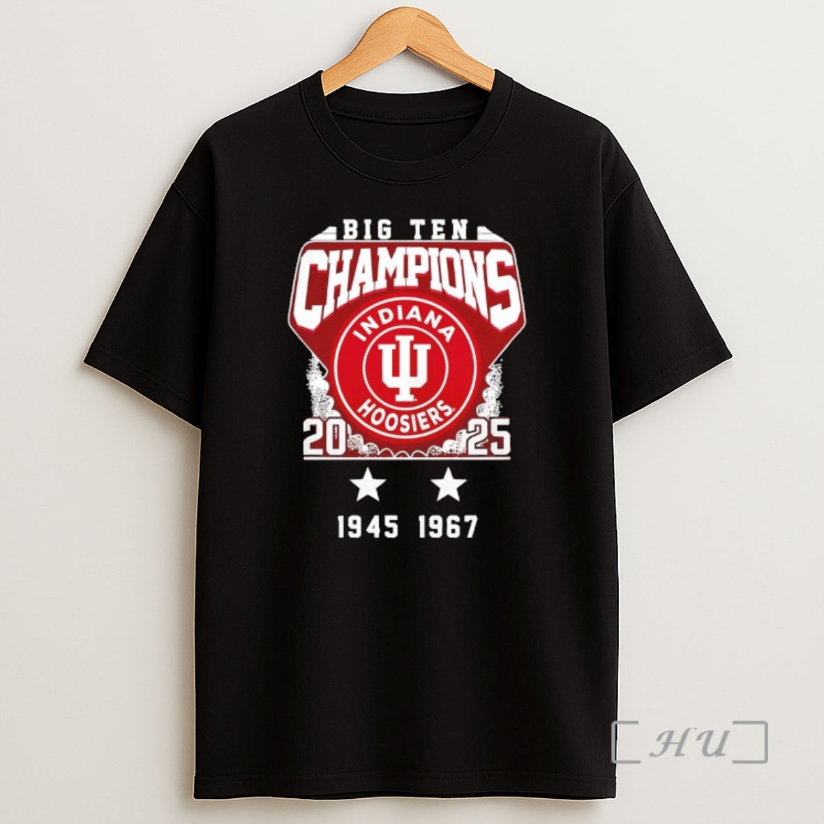 Officials Indiana Hoosiers Ncaa Big Ten Champions 2025 Star 1945 1967 Logo Retro Shirt Sweatshirt Tee