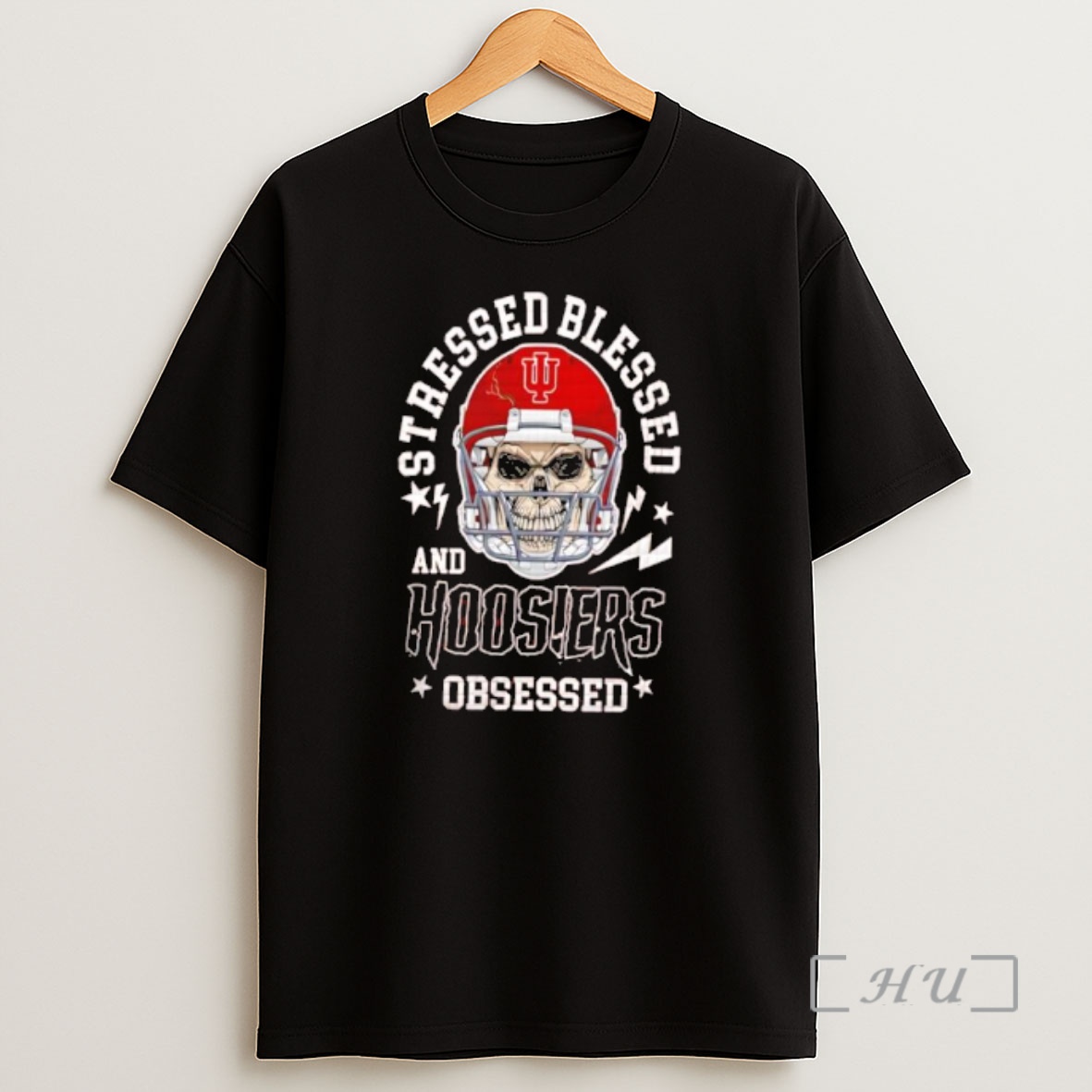 Officials Indiana Hoosiers Ncaa Obsessed Helmet Skull Premium Shirt Sweatshirt Tee