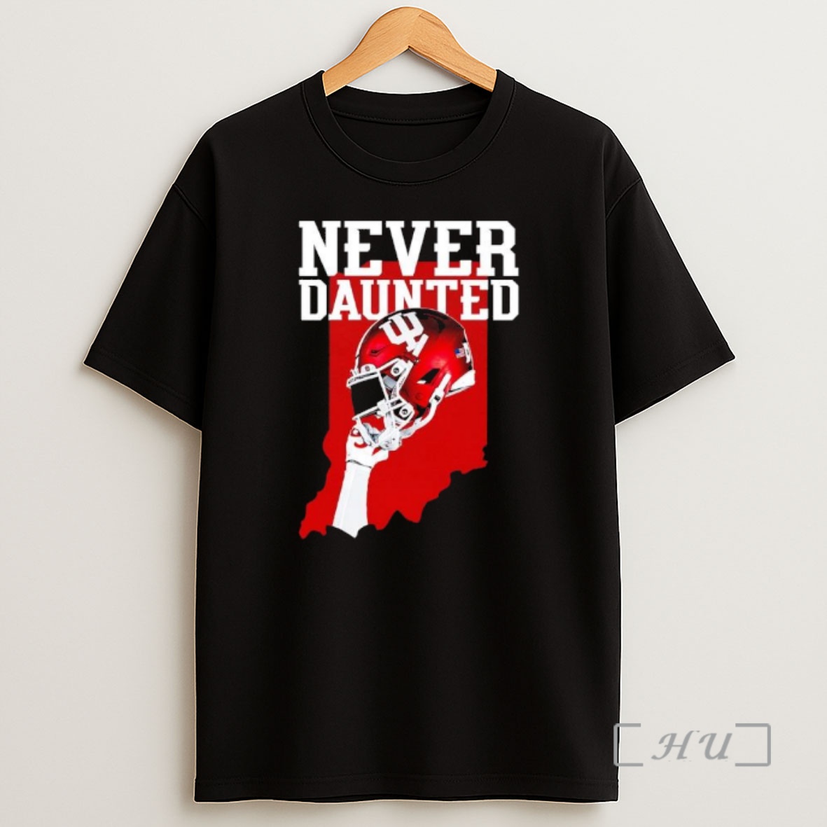 Officials Indiana Hoosiers Never Daunted Football State And Helmet Premium Shirt Sweatshirt Tee