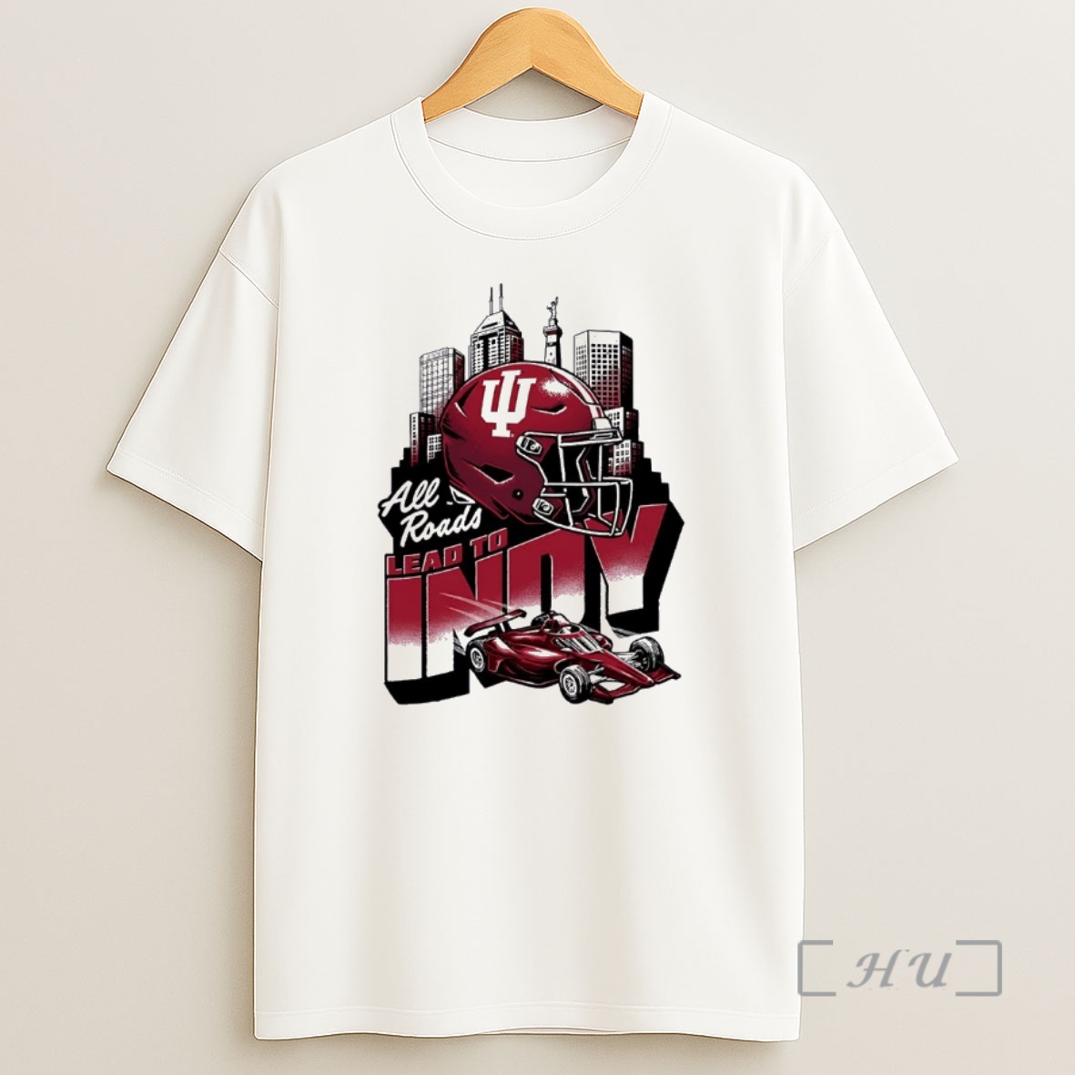 Officials Indiana Hoosiers All Roads Lead To Indy Christmas Premium Shirt Sweatshirt Tee