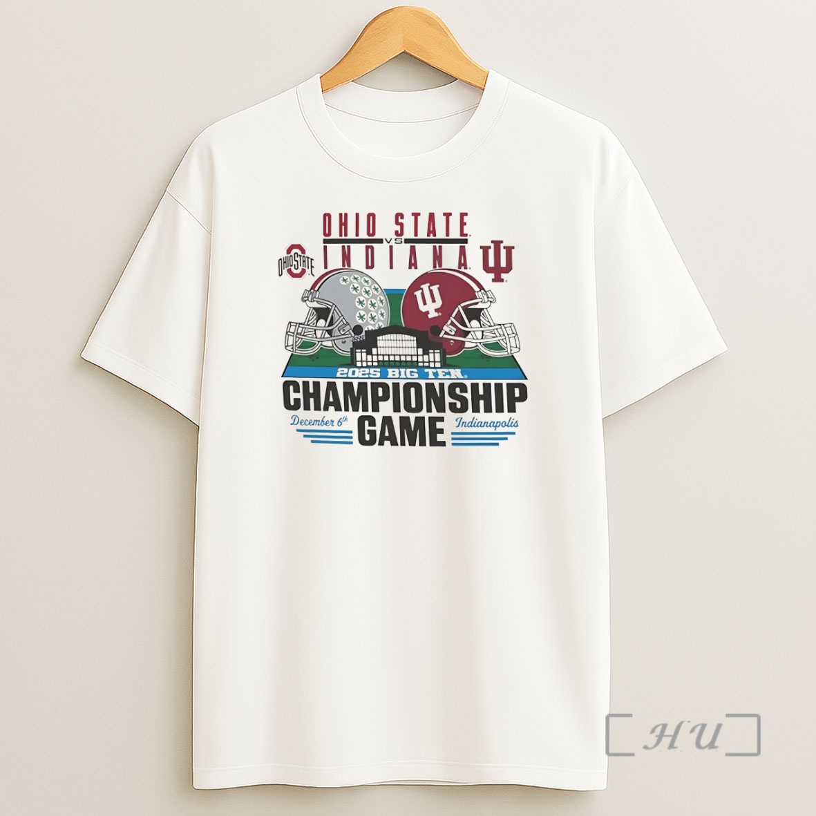 Officials Indiana Hoosiers And Ohio State Buckeyes 2025 Big Ten Championship Game Premium Shirt Sweatshirt Tee