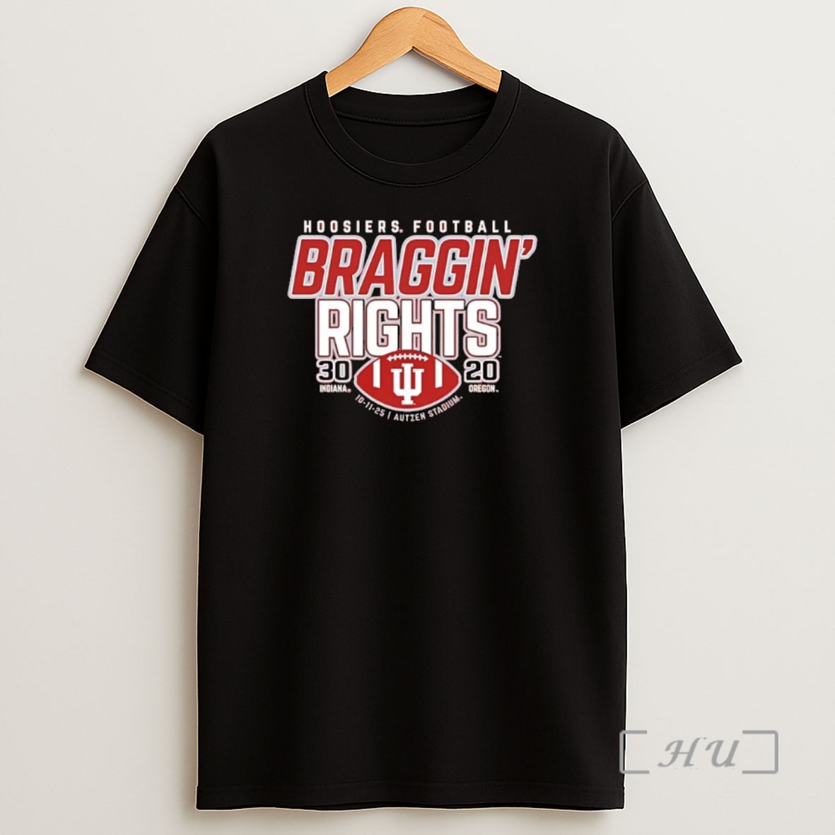 Officials Indiana Hoosiers Beat Oregon Ducks 30 20 Braggin Rights 2025 Premium Shirt Sweatshirt Tee