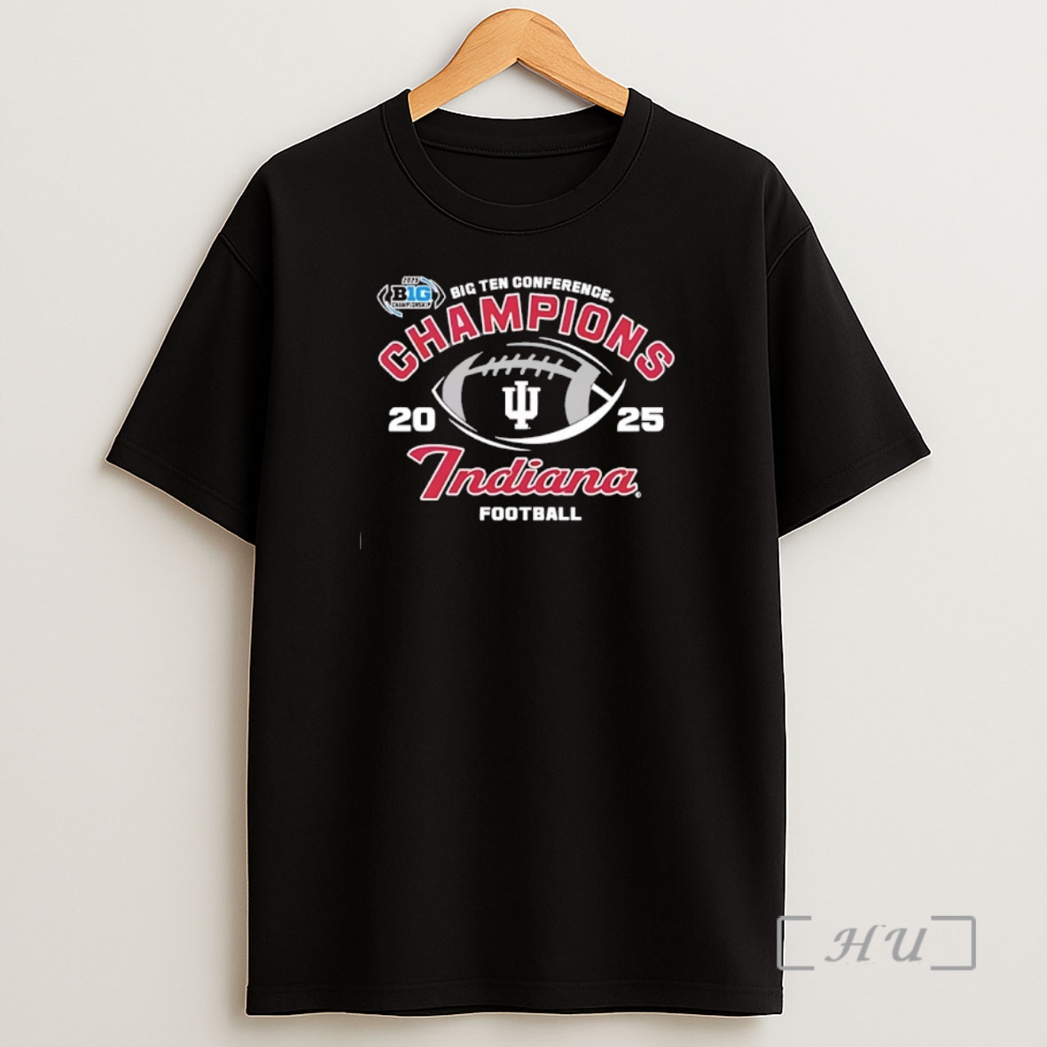 Officials Indiana Hoosiers Football Logo Big Ten Conference Champions 2025 Shirt Sweatshirt Tee