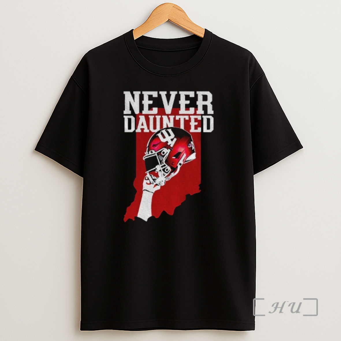 Officials Indiana Hoosiers Helmet Football Never Daunted Premium Shirt Sweatshirt Tee