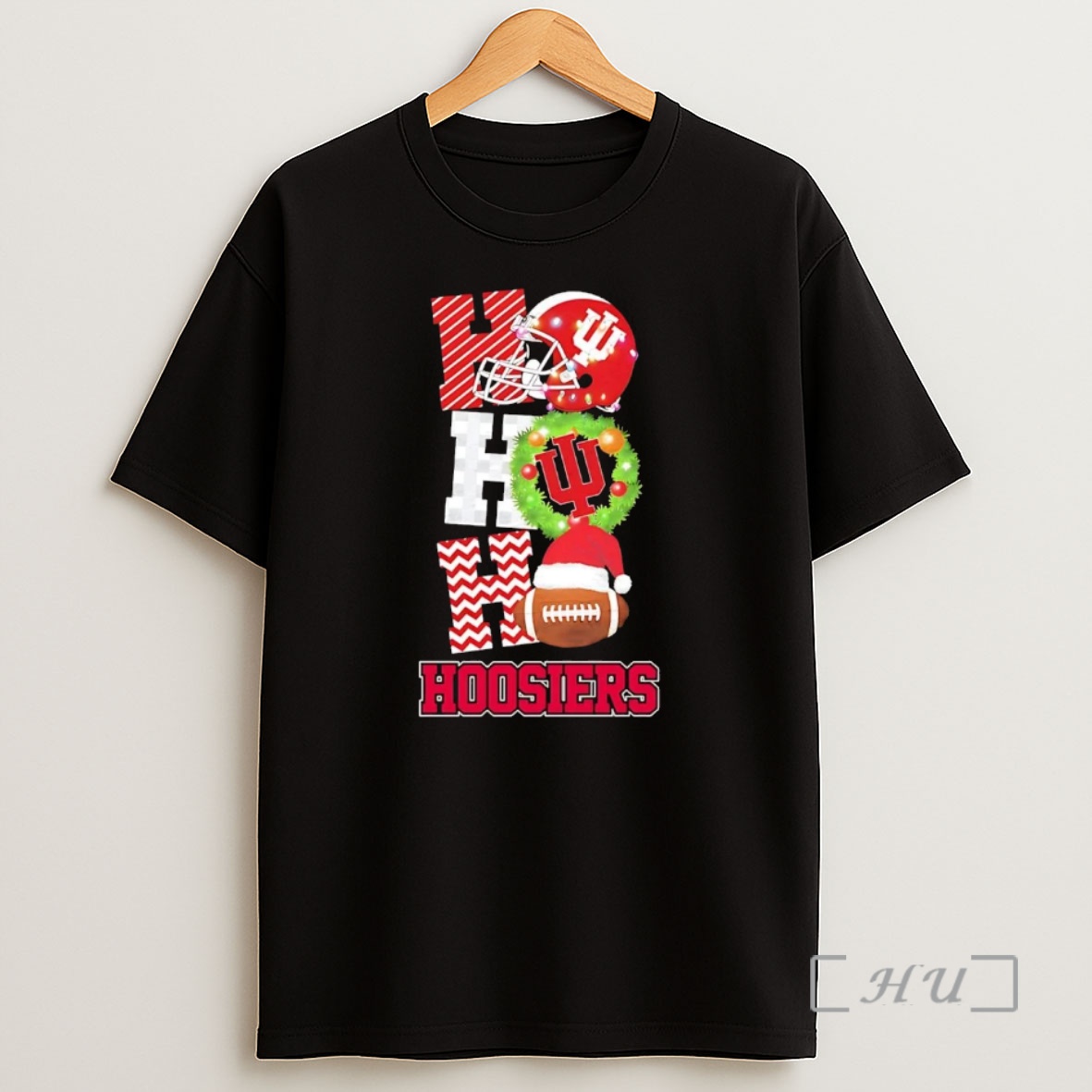 Officials Indiana Hoosiers Ho Ho Ho Christmas Premium Shirt Sweatshirt Tee