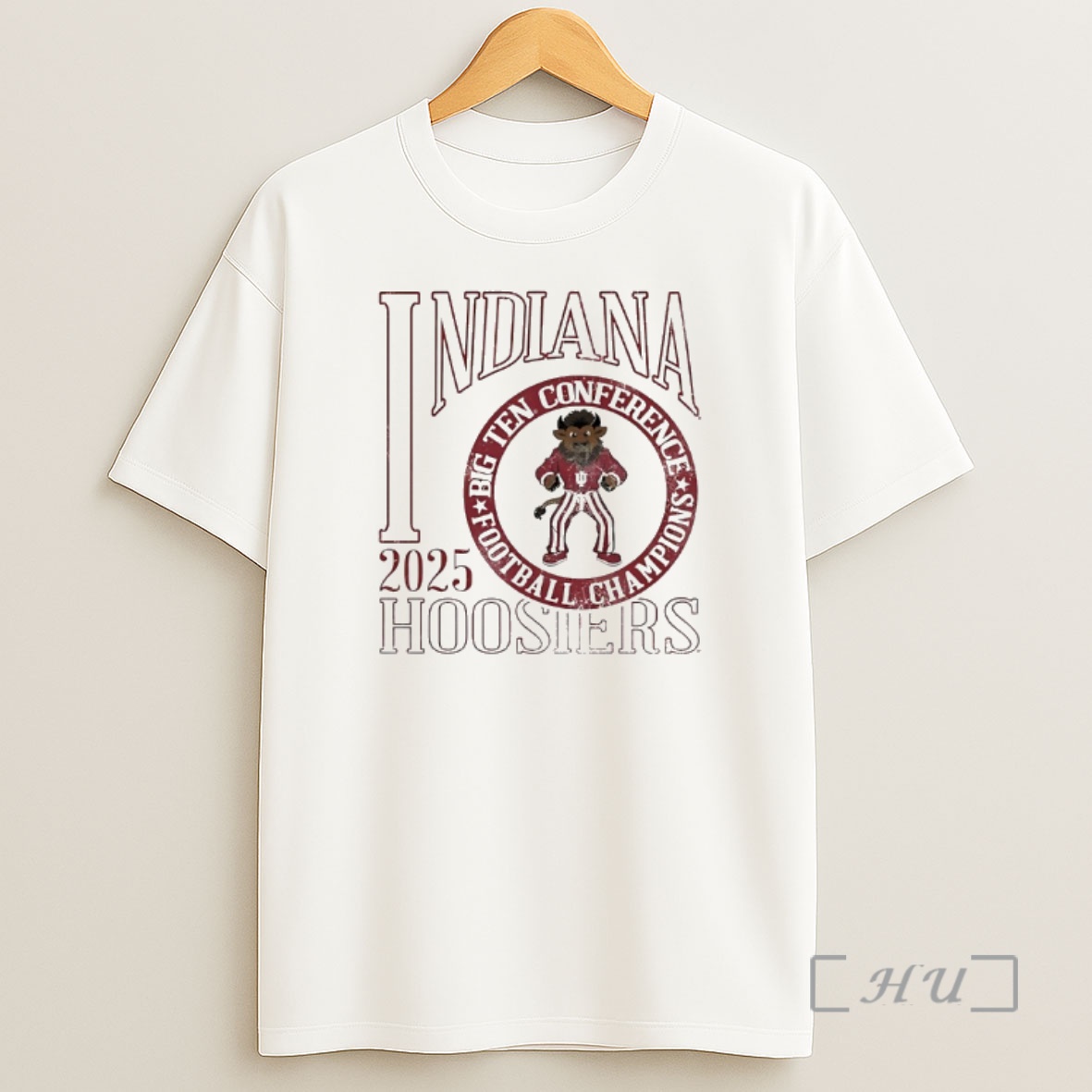 Officials Indiana Hoosiers Mascot Big Ten Football Champions 2025 Shirt Sweatshirt Tee