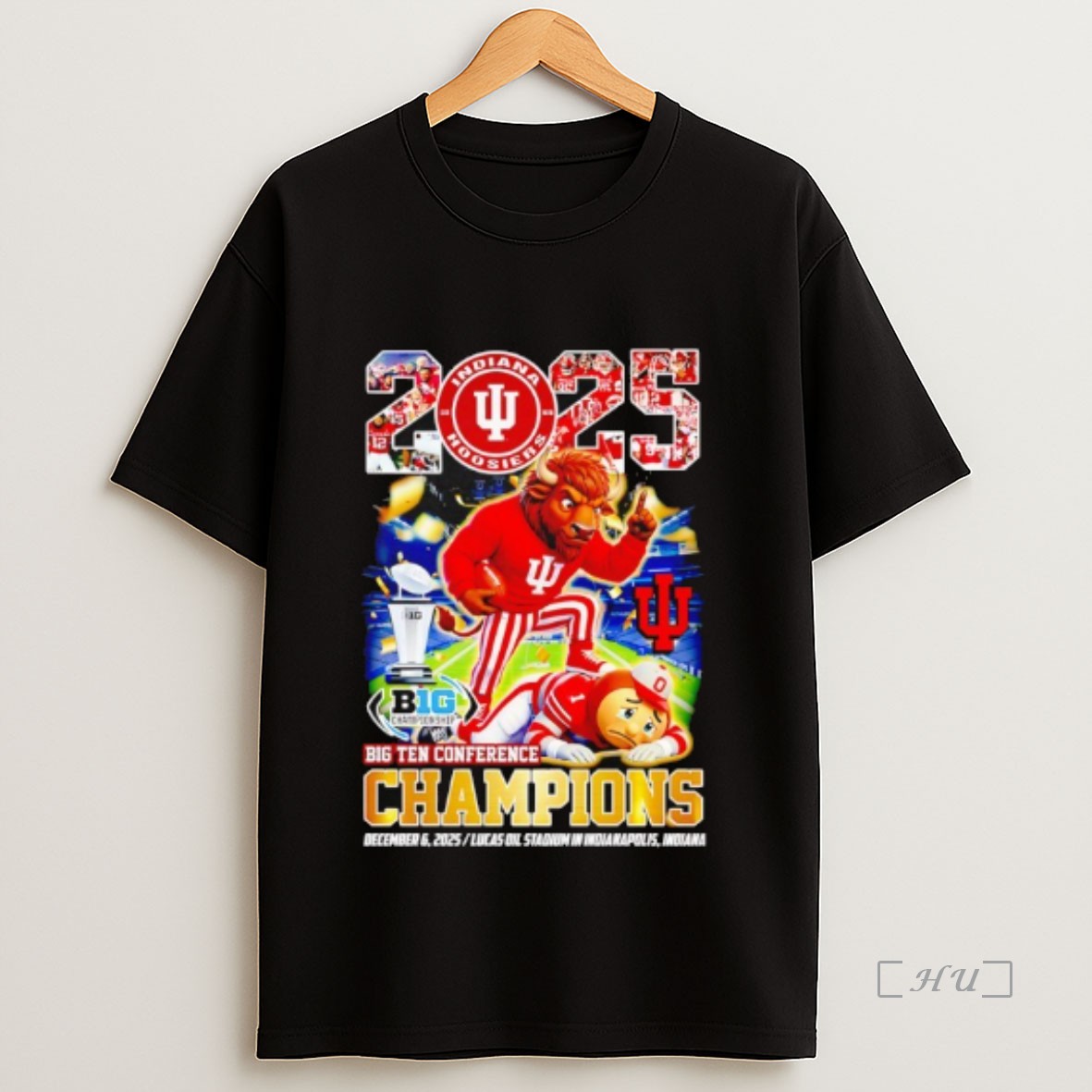 Officials Indiana Hoosiers Team Big Ten Champions 2025 Beat Ohio State Premium Shirt Sweatshirt Tee