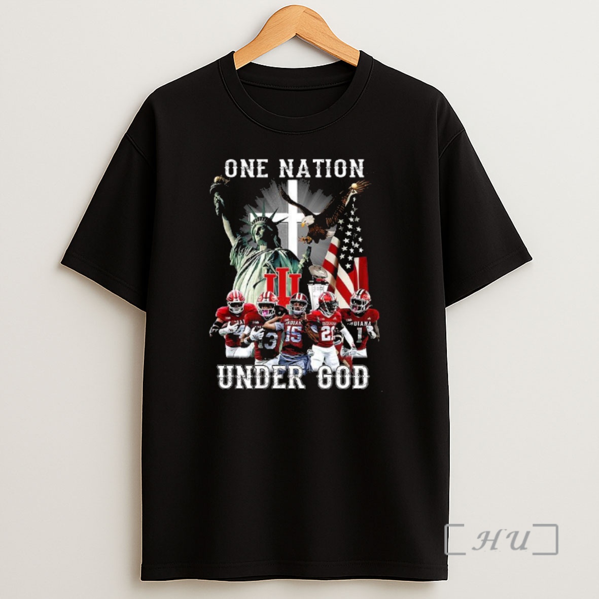 Officials Indiana Hoosiers Teams One Nation Under God Signature Shirt Sweatshirt Tee