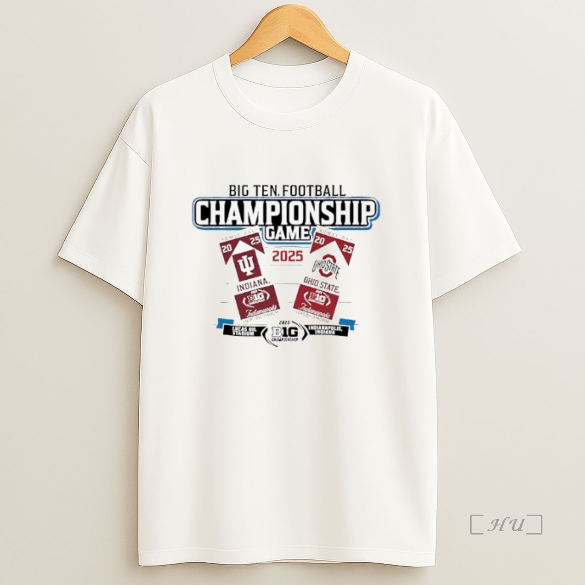 Officials Indiana Hoosiers Vs Ohio State Buckeyes Big Ten Football Championship Game 2025 Premium Shirt Sweatshirt Tee