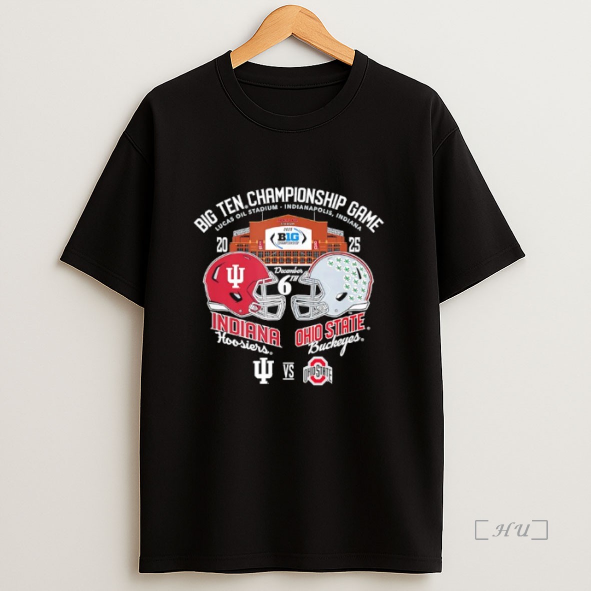 Officials Indiana Hoosiers Vs Ohio State Buckeyes Big Ten Championship Game 2025 Lucas Oil Stadium Premium Shirt Sweatshirt Tee