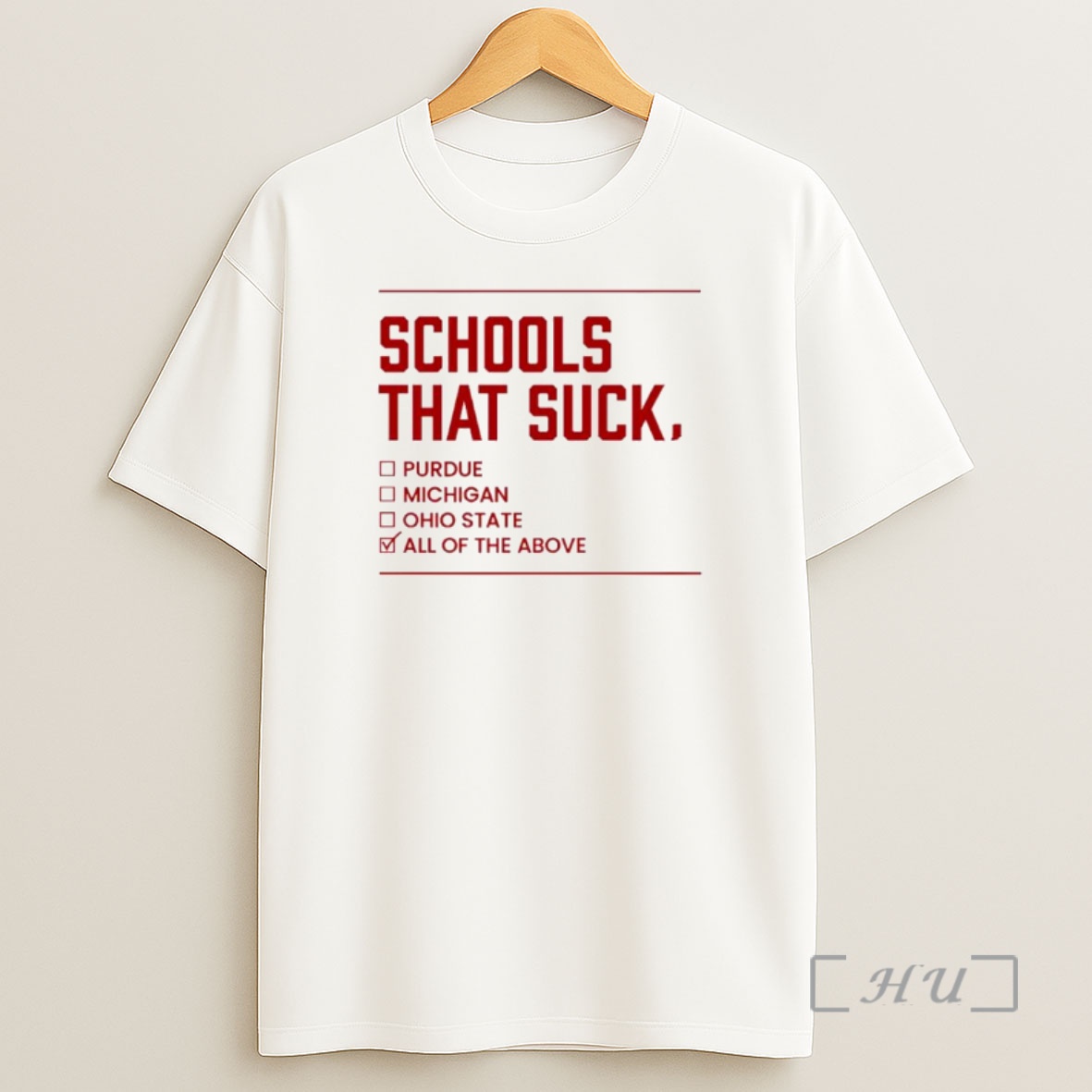 Officials Indiana Schools That Suck All Of The Above Ornaments Shirt Sweatshirt Tee