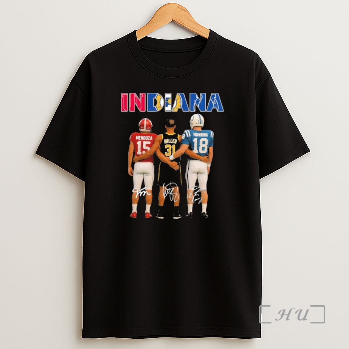 Officials Indiana Sports Teams Mendoza Miller And Manning Shirt Sweatshirt Tee