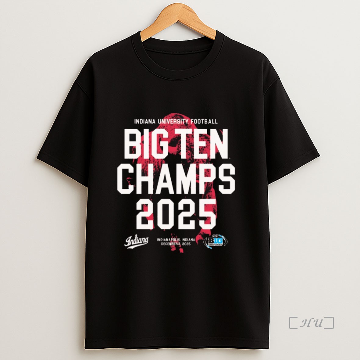 Officials Indiana University Football 2025 Big Ten Champs Indianapolis Indiana December 6 2025 Premium Shirt Sweatshirt Tee
