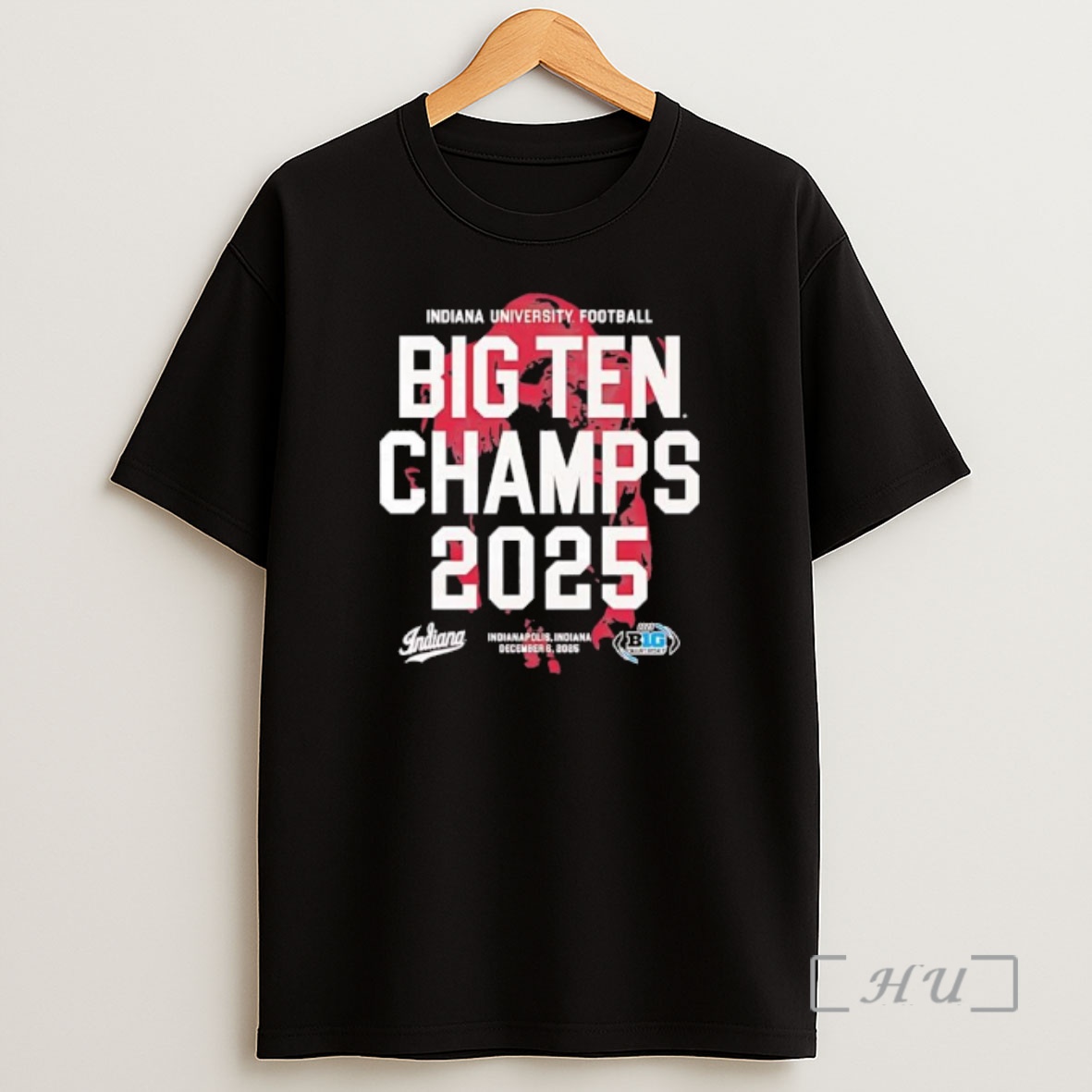 Officials Indiana University Football Team Victory As The Big Ten Champs 2025 Premium Shirt Sweatshirt Tee