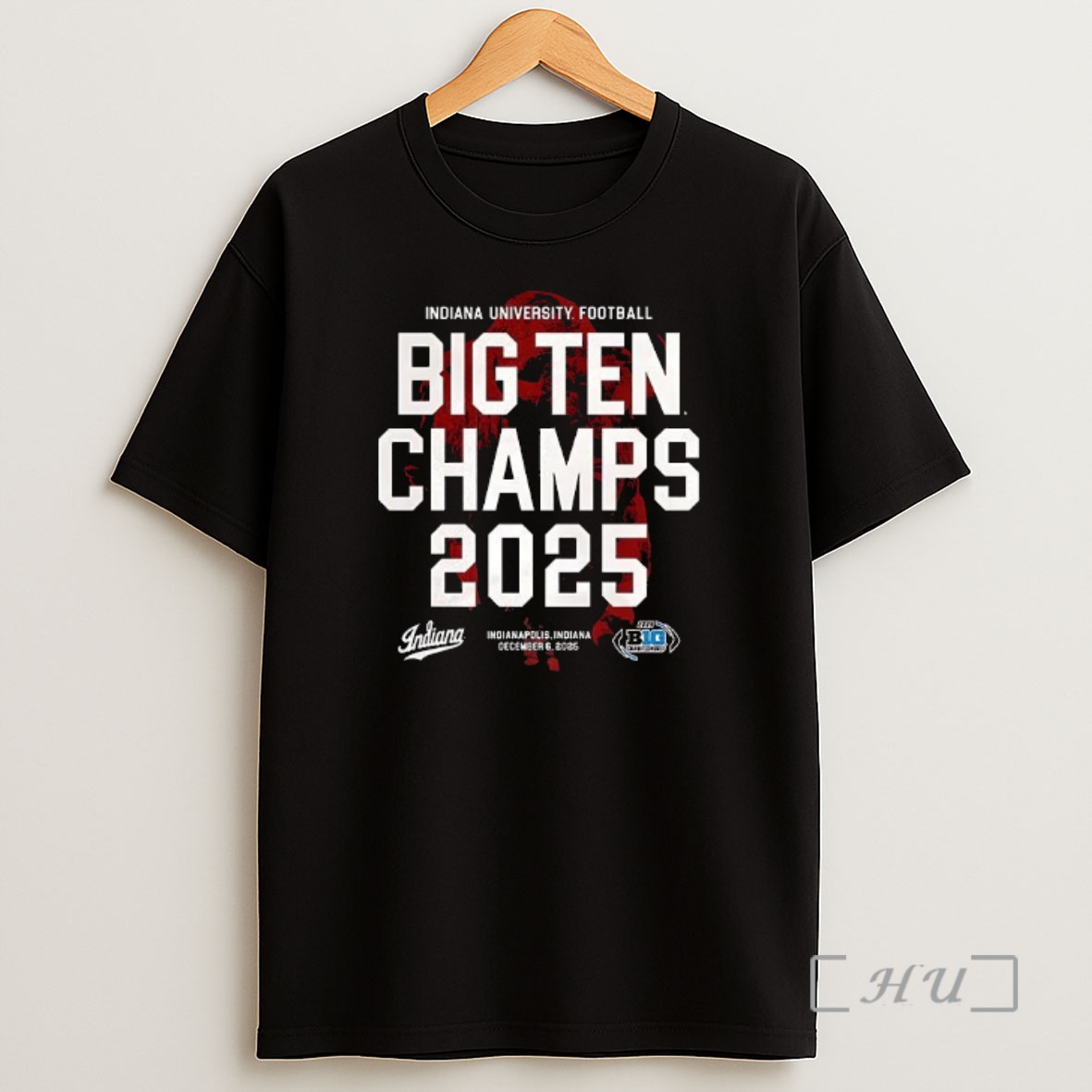Officials Indiana University Football 2025 Big Ten Champs Premium Shirt Sweatshirt Tee