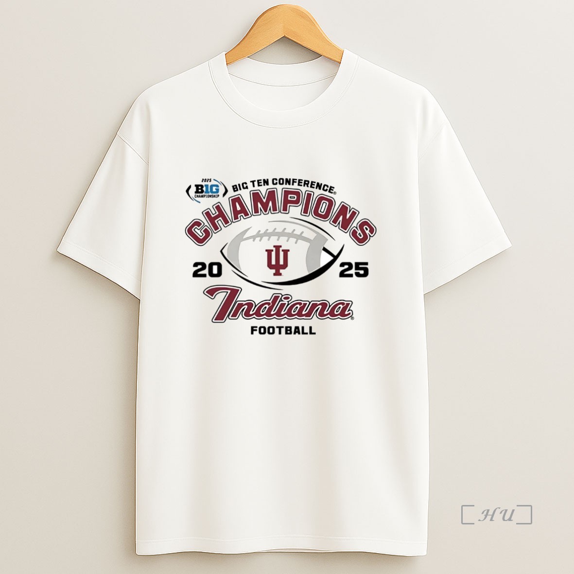 Officials Indiana Football 2025 Big Ten Football Champions Premium Shirt Sweatshirt Tee